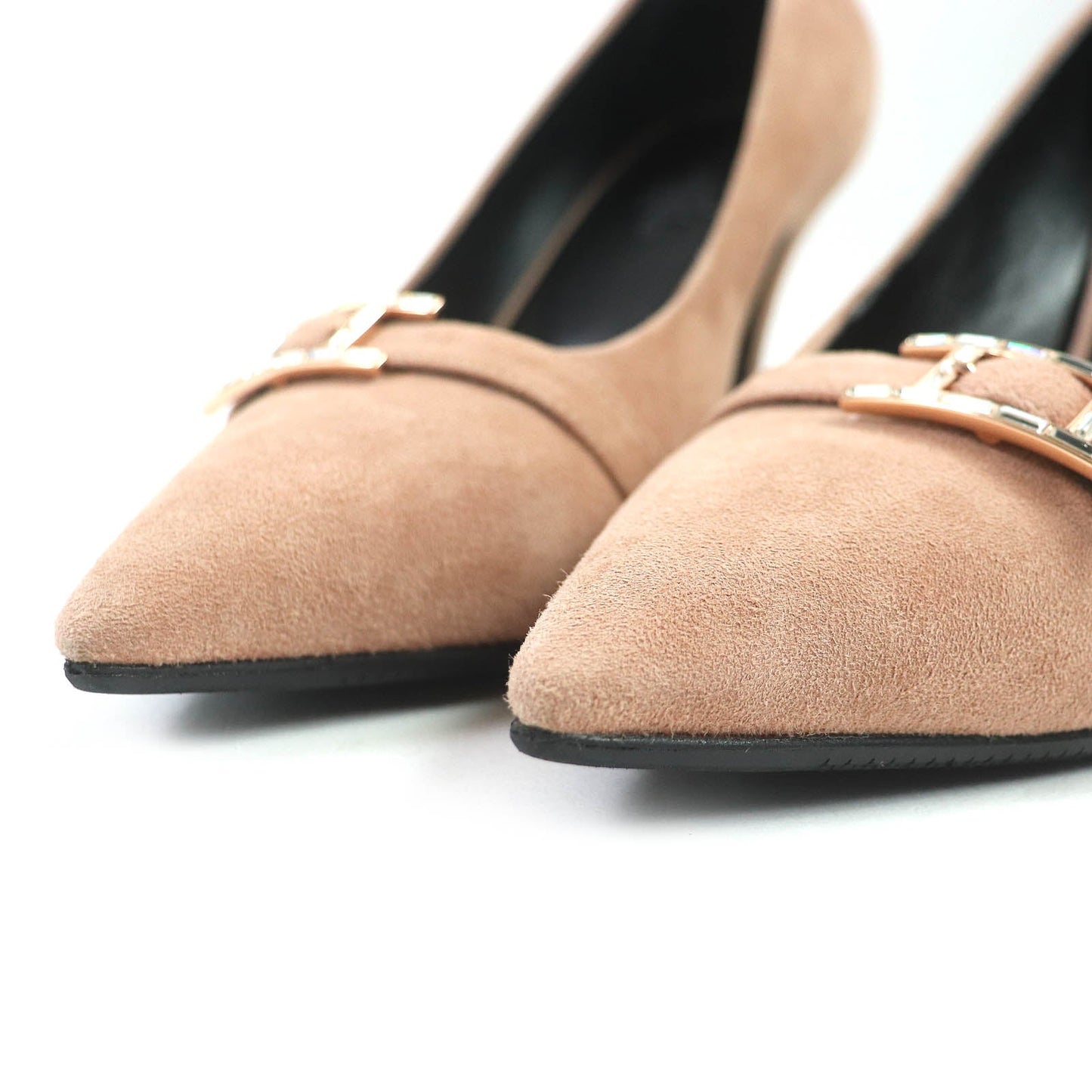 HERMES pumps BN212285Z2106 Suede leather Pink beige type blush 40 37