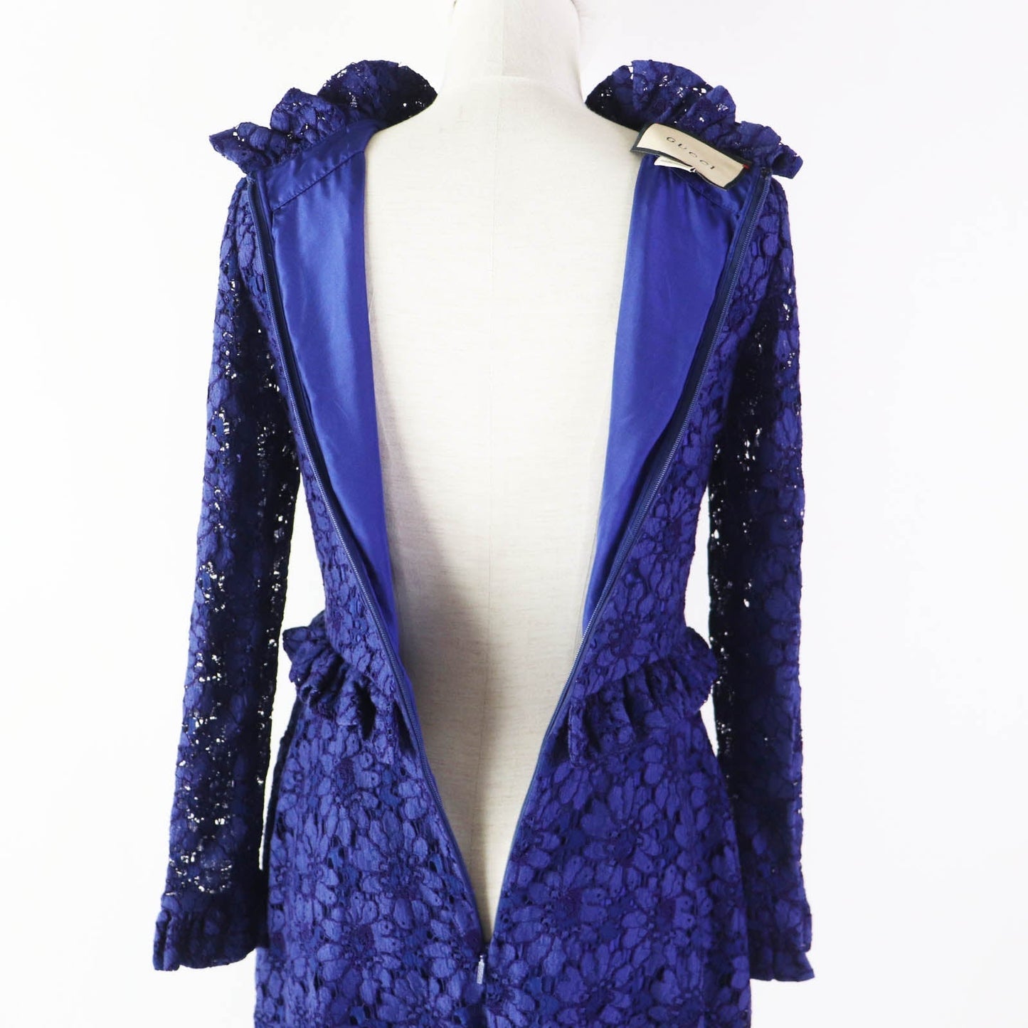 GUCCI one piece 687531 Rayon blue 36