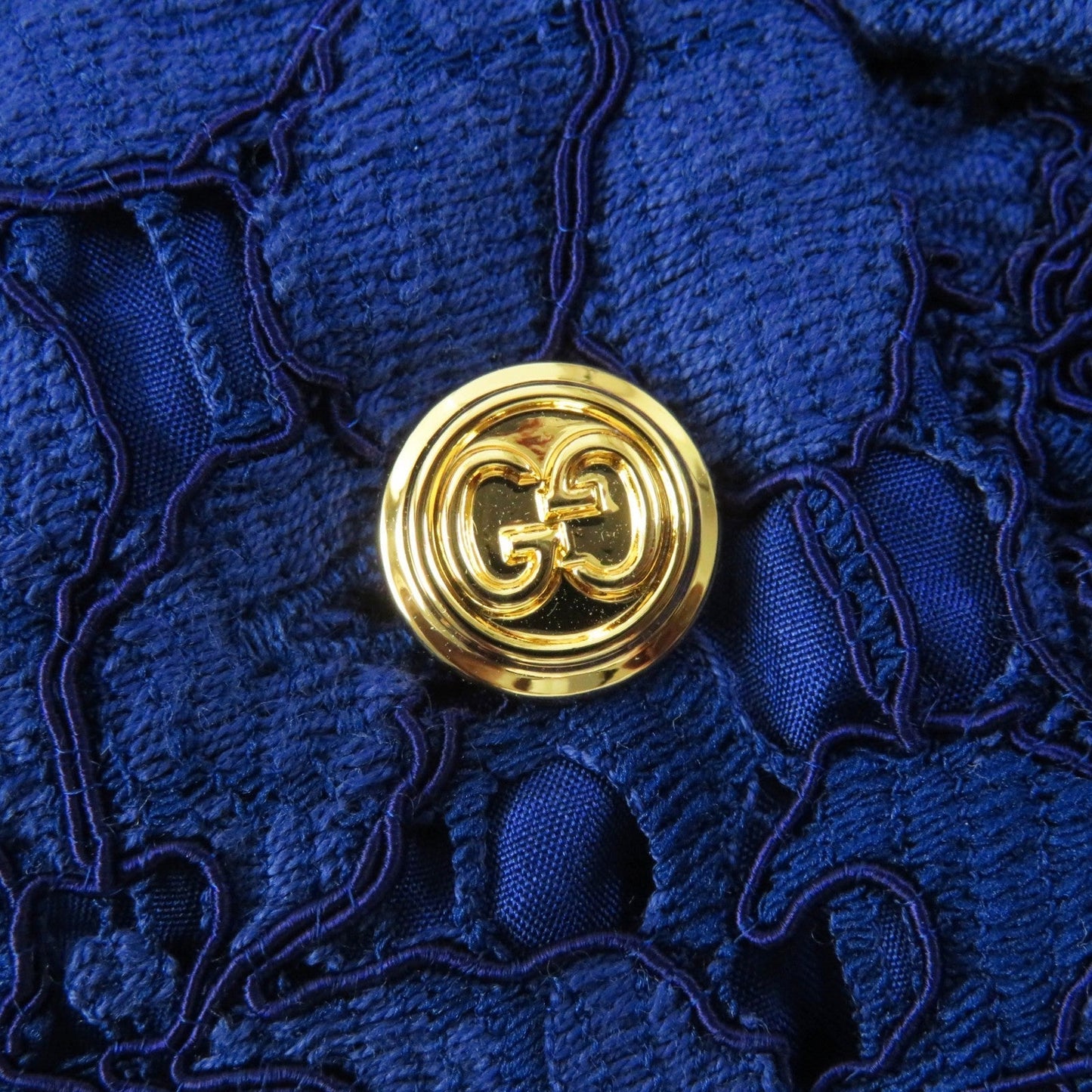 GUCCI one piece 687531 Rayon blue 36
