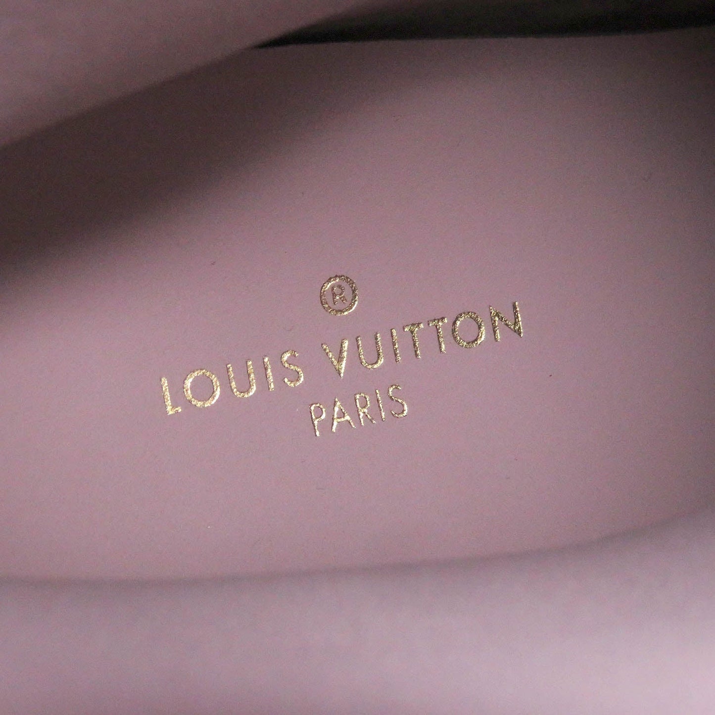 LOUIS VUITTON Ankle boots 1A7P9S Main: Leather Rose Landscape Line mens 6 Used