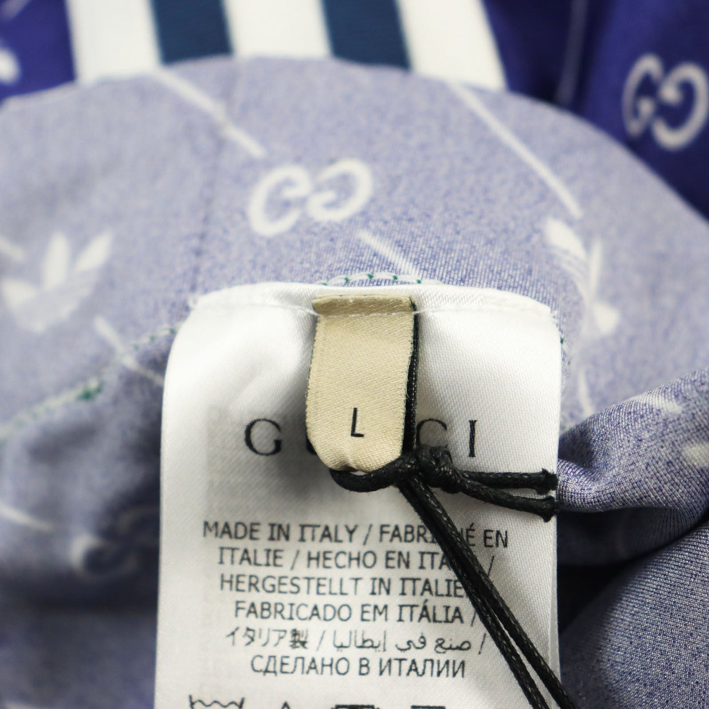 GUCCI Pants 691776 polyamide (nylon) Blue white L