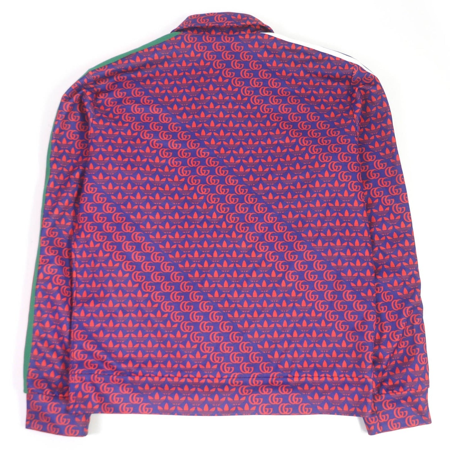 GUCCI Track jacket 692112 Outer: 55% polyester, Outer: 45% cotton, Lining: 100% polyester, Part: 100% nylon Blue red mens L Used
