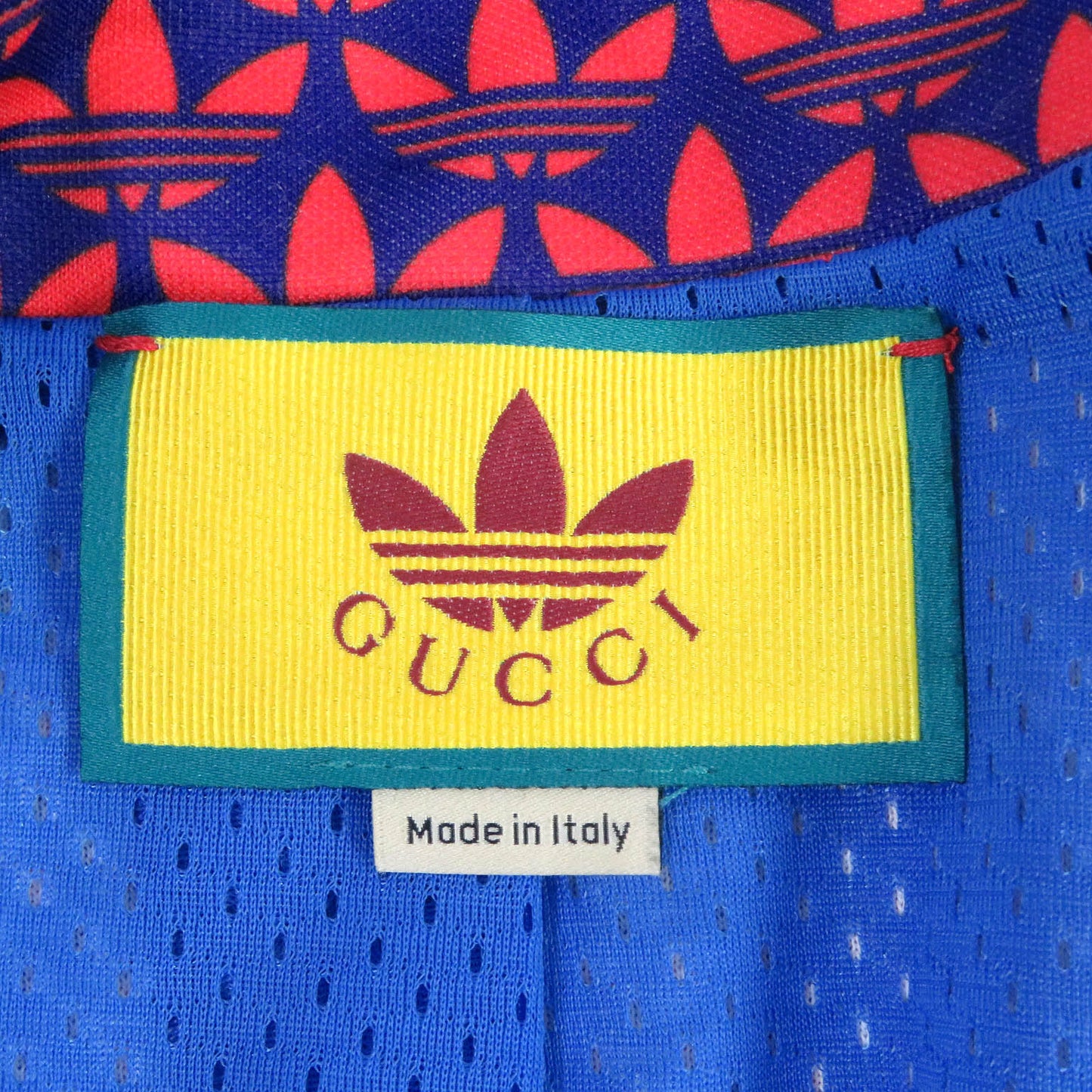 GUCCI Track jacket 692112 Outer: 55% polyester, Outer: 45% cotton, Lining: 100% polyester, Part: 100% nylon Blue red mens L Used