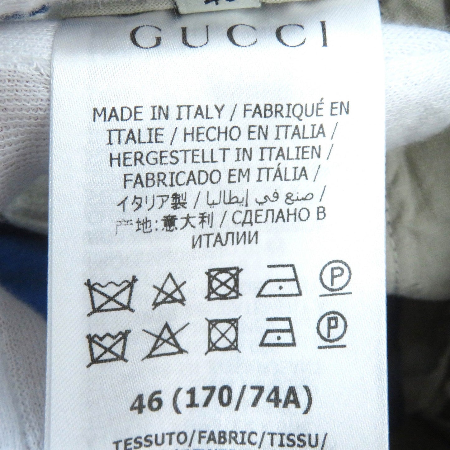 GUCCI Pants 625880 cotton blue 46