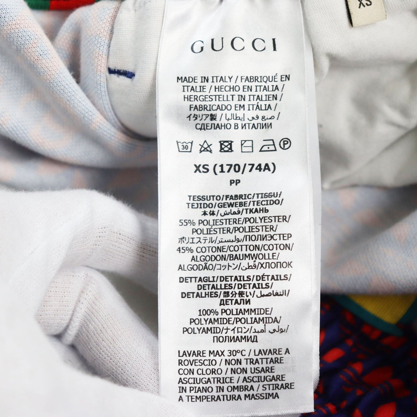 GUCCI Pants 692113 polyester Navy red XS