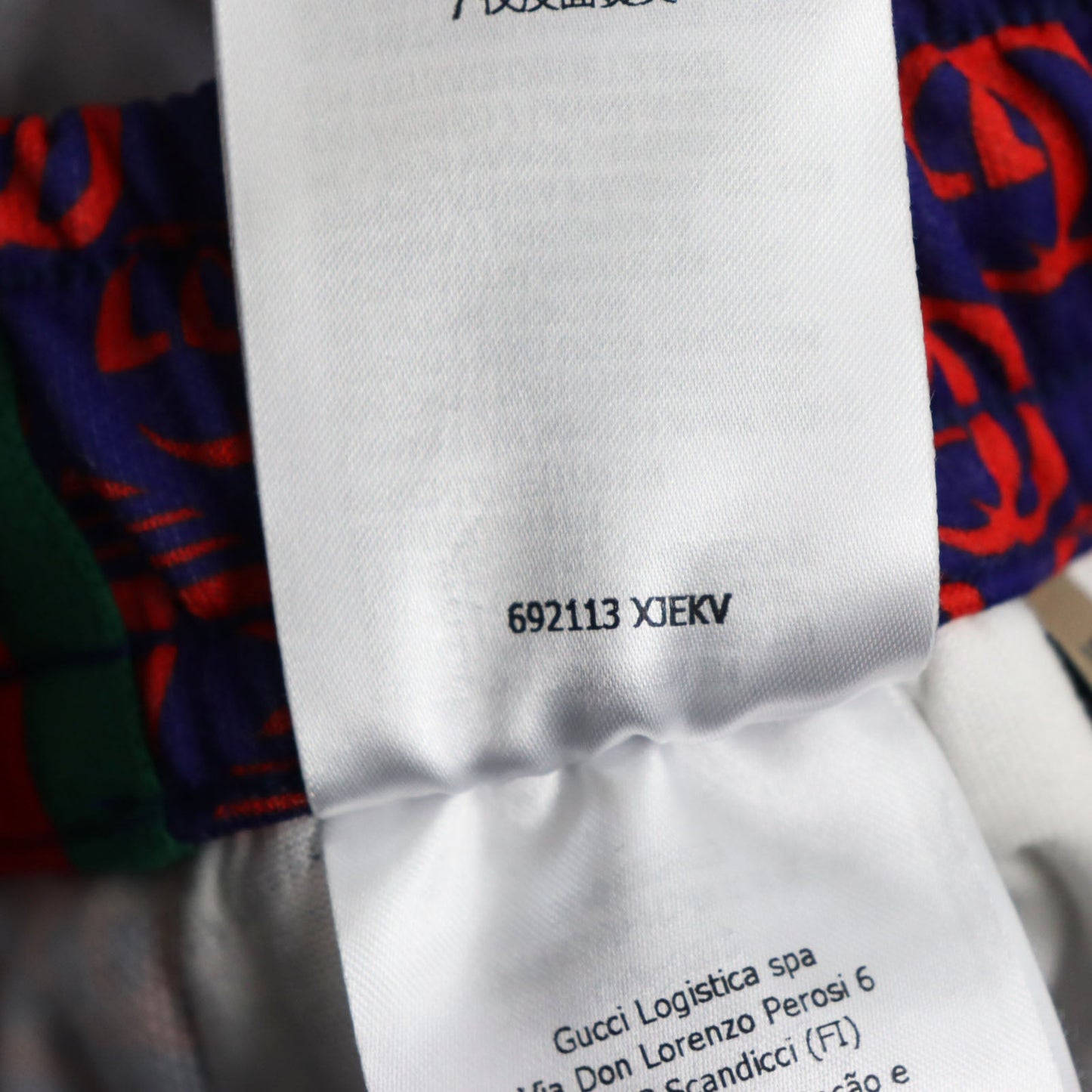 GUCCI Pants 692113 polyester Navy red XS