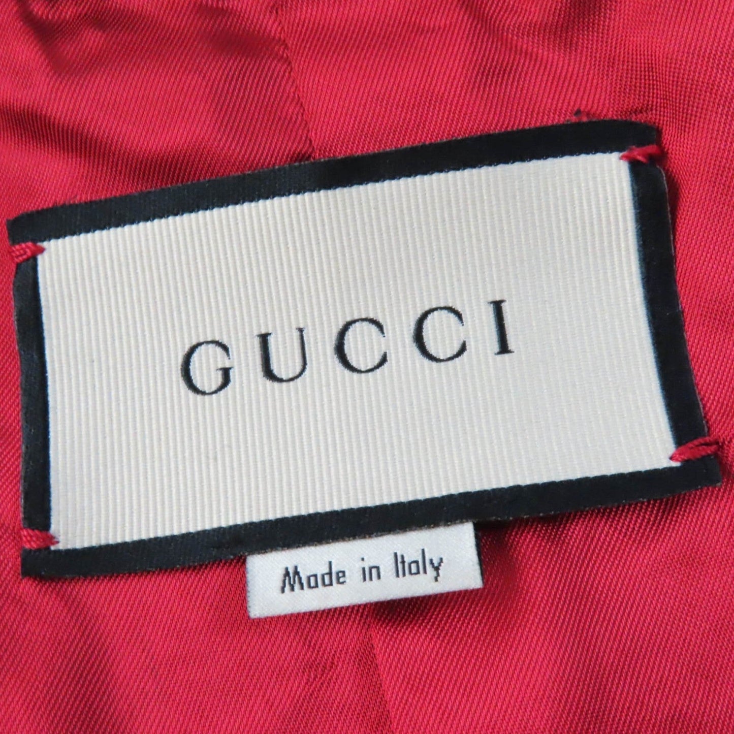 GUCCI Riders jacket 290487 Main: Lamb leather, Lining: 100% rayon black Women 40 Used