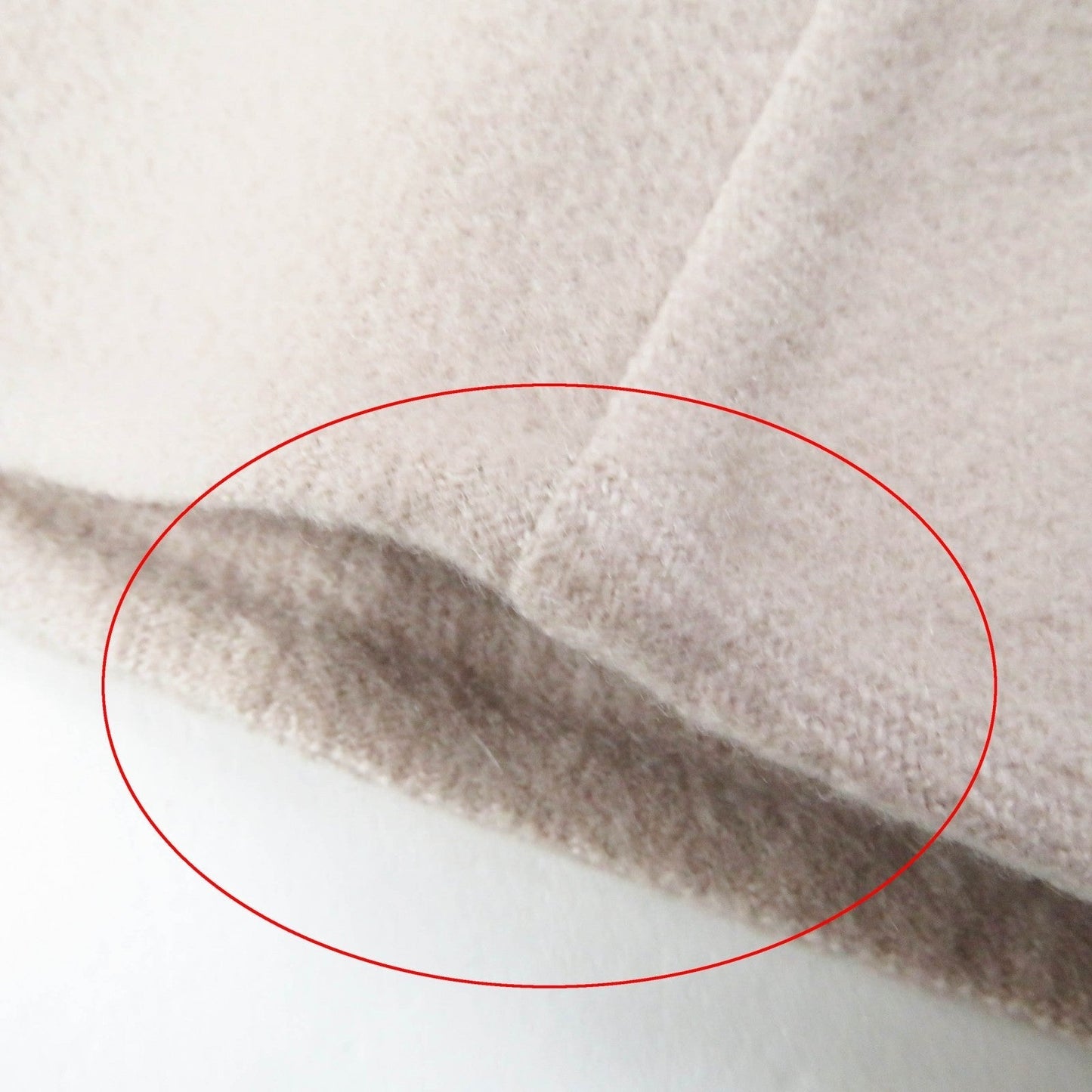 HERMES coat cashmere pink beige 34