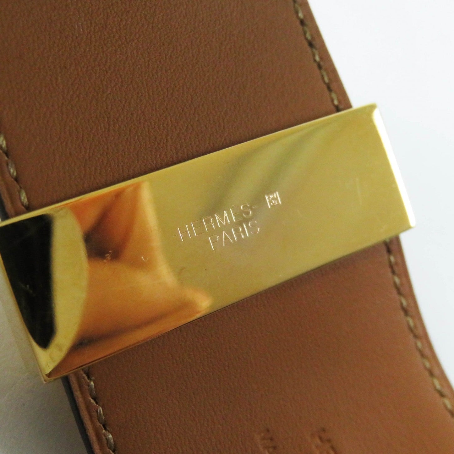HERMES Bangle leather blue Cory Edssian