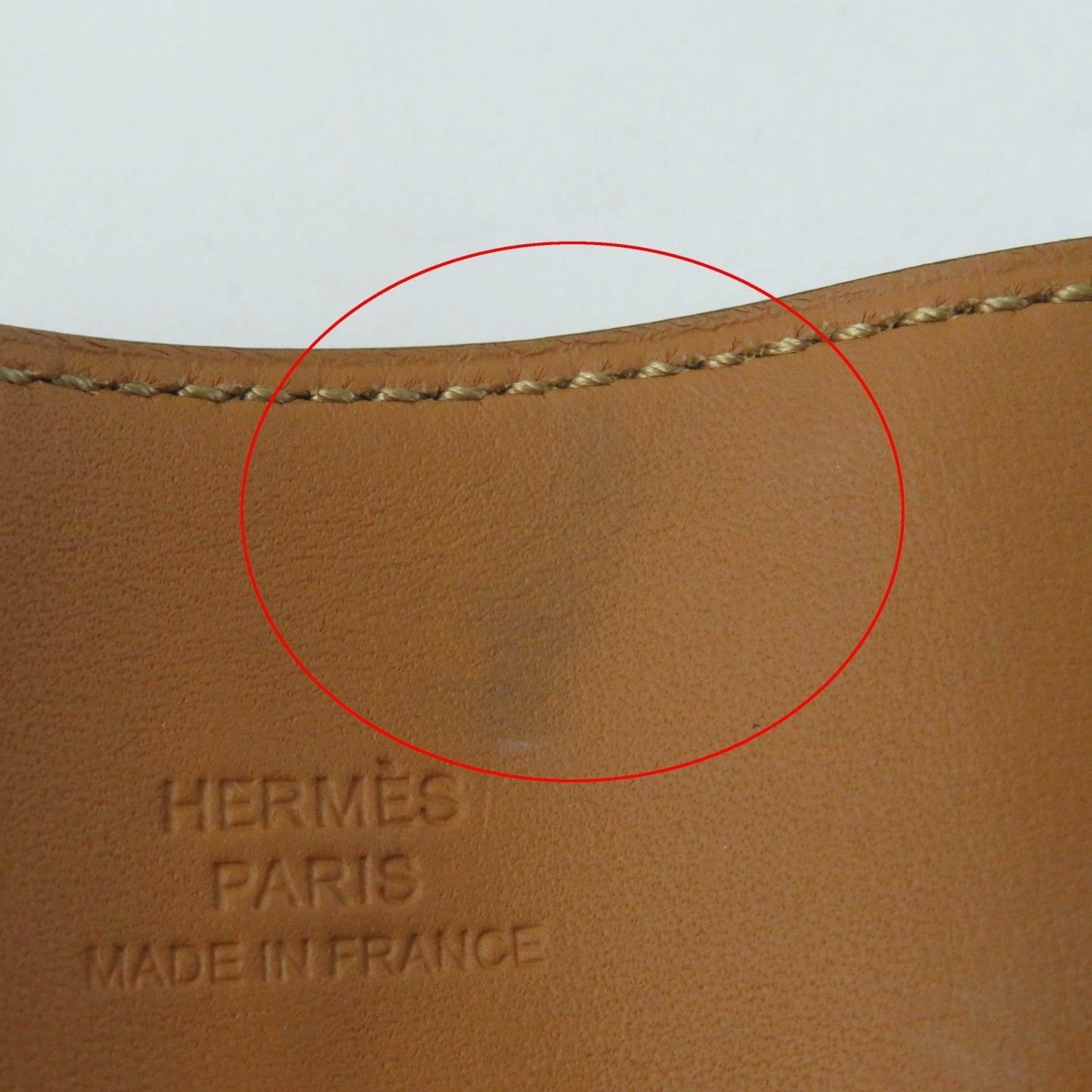 HERMES Bangle leather blue Cory Edssian