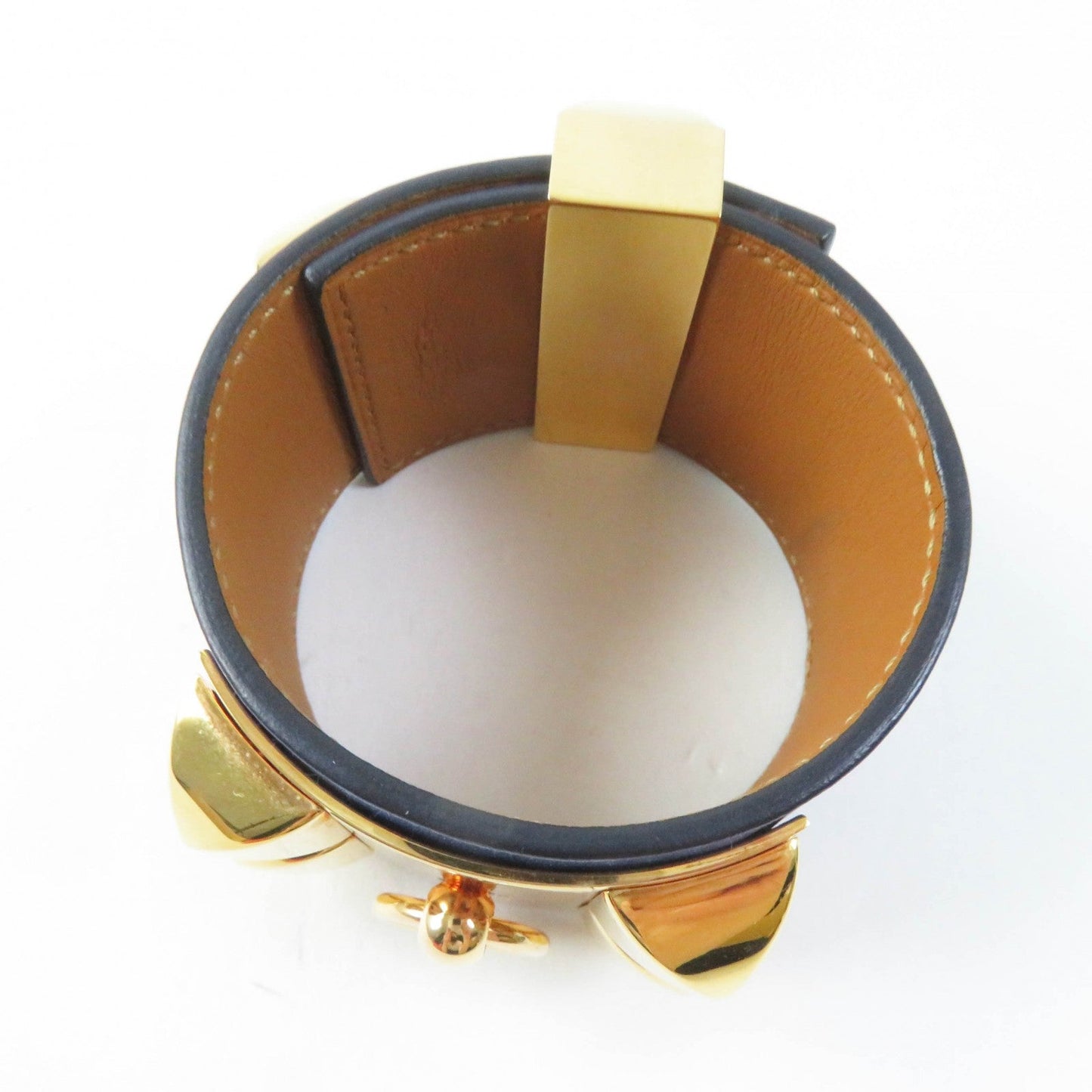 HERMES Bangle leather blue Cory Edssian