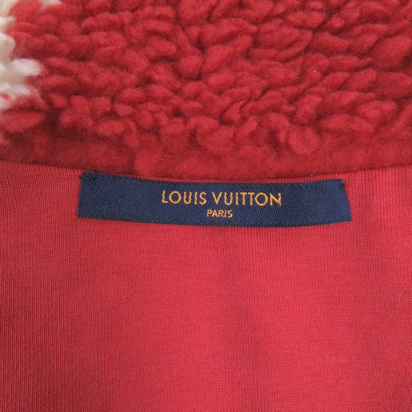 LOUIS VUITTON Blouson 1A9GKK polyester Ivory Red XS