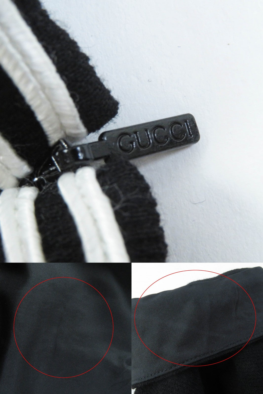 GUCCI one piece 643352 wool black 38