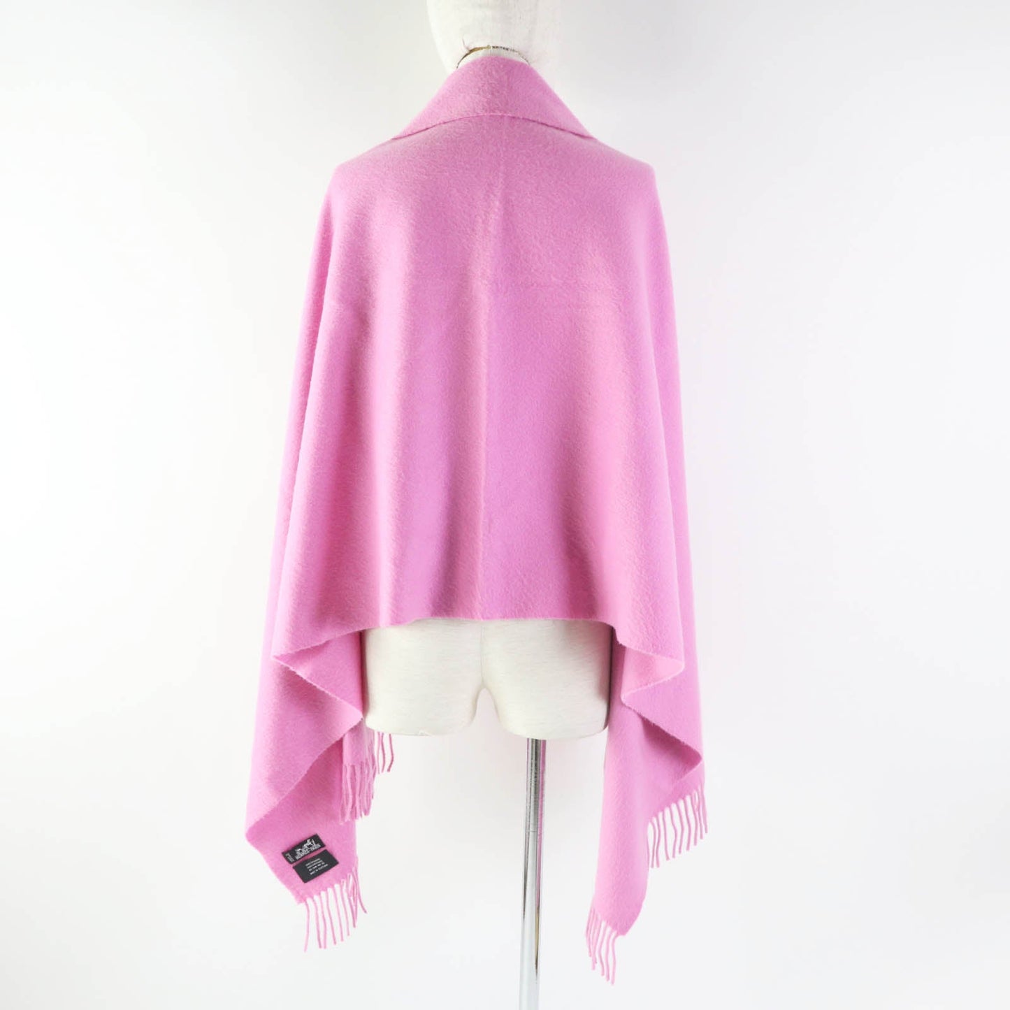 HERMES shawl Main: 100% cashmere pink Women Used