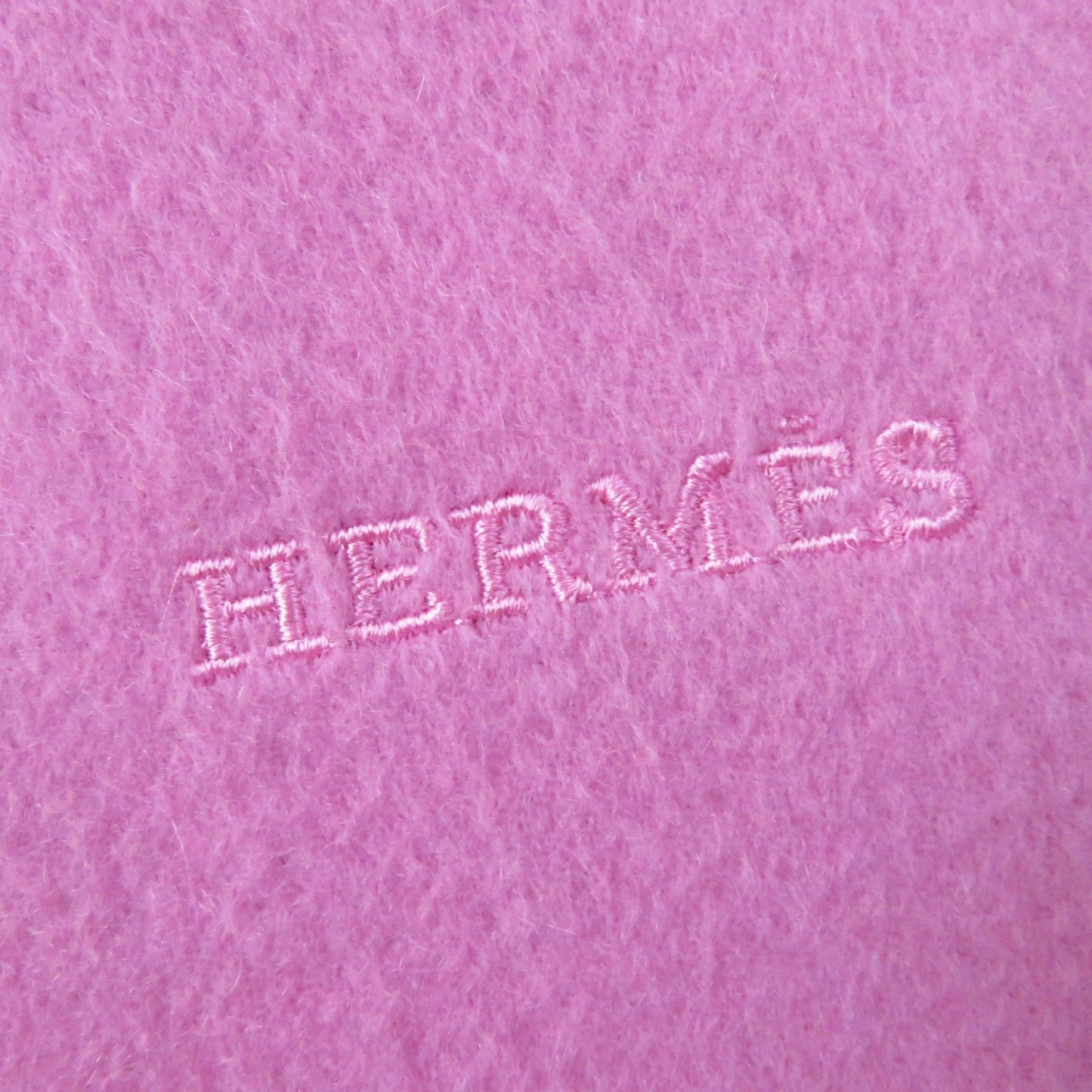 HERMES shawl Main: 100% cashmere pink Women Used