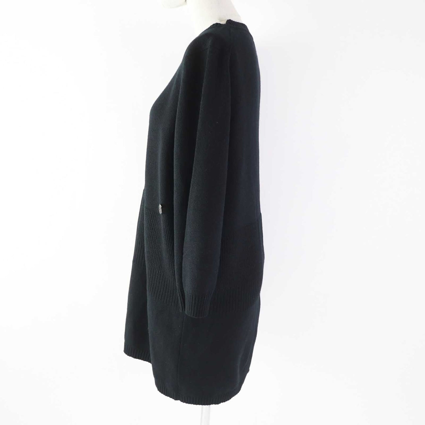 HERMES one piece cashmere black 42