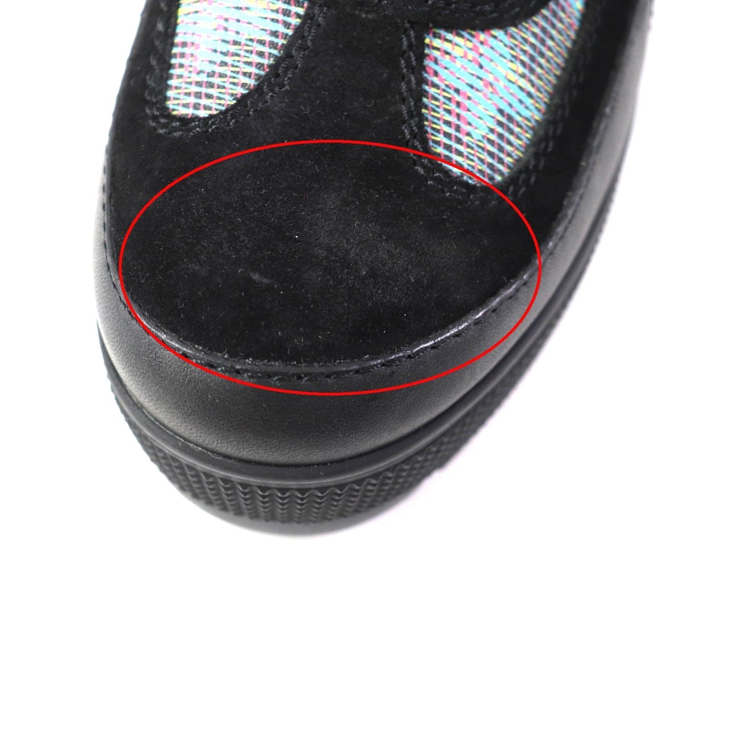 LOUIS VUITTON Ankle boots Main: Leather, Part: Suede Black multicolor Laurier Line Women 34.5 Used