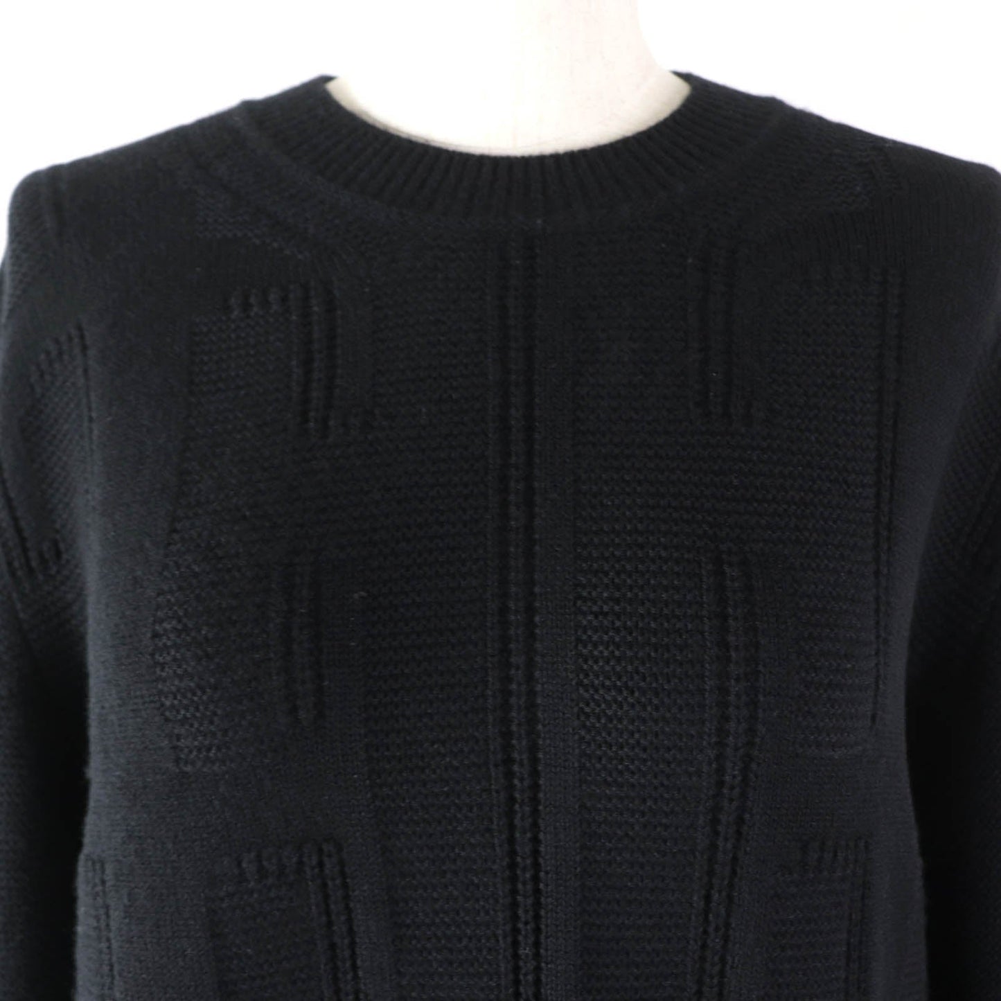HERMES sweater wool black 36