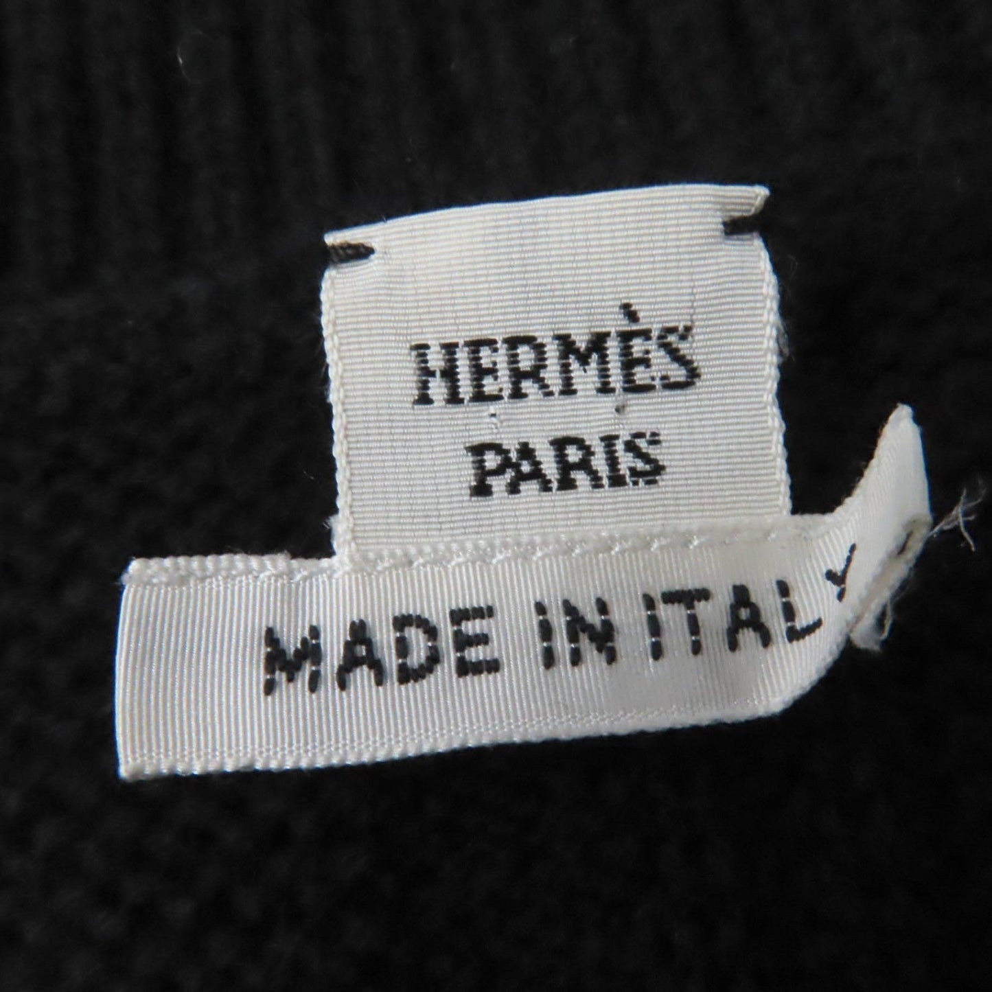 HERMES sweater wool black 36