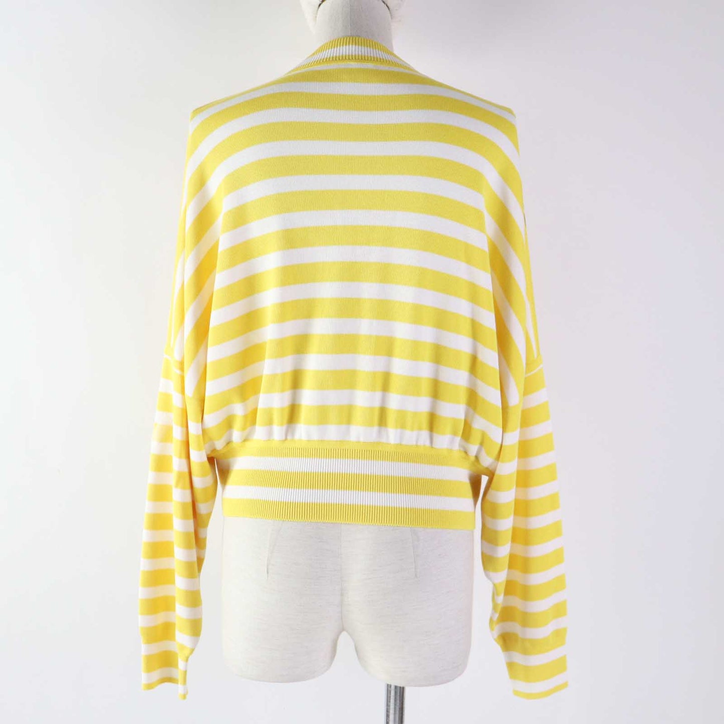 HERMES cardigan 2E2816DN silk yellow 40