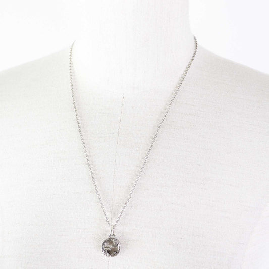 GUCCI Necklace 455535 AG925 Silver Interlocking G