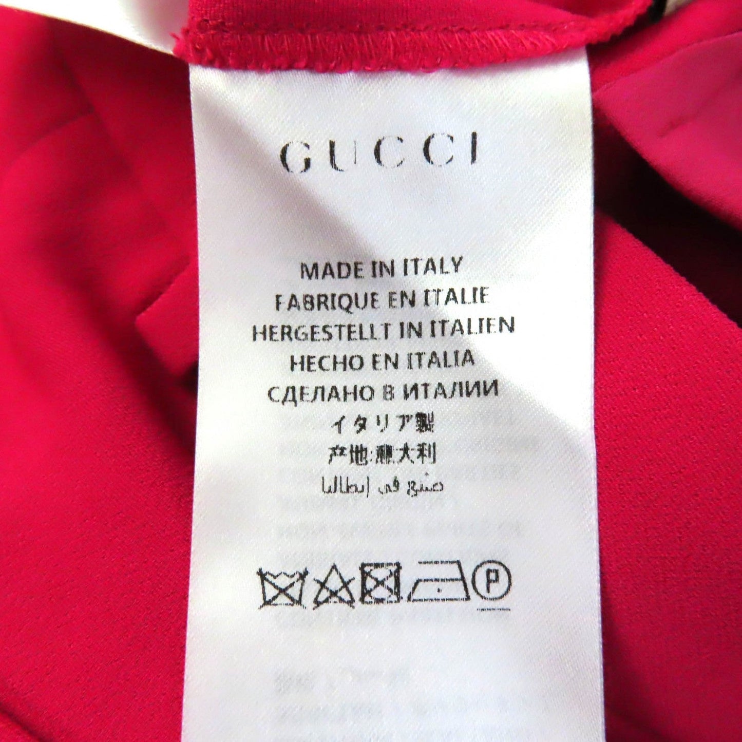 GUCCI Cropped pants 529540 Rayon pink 38
