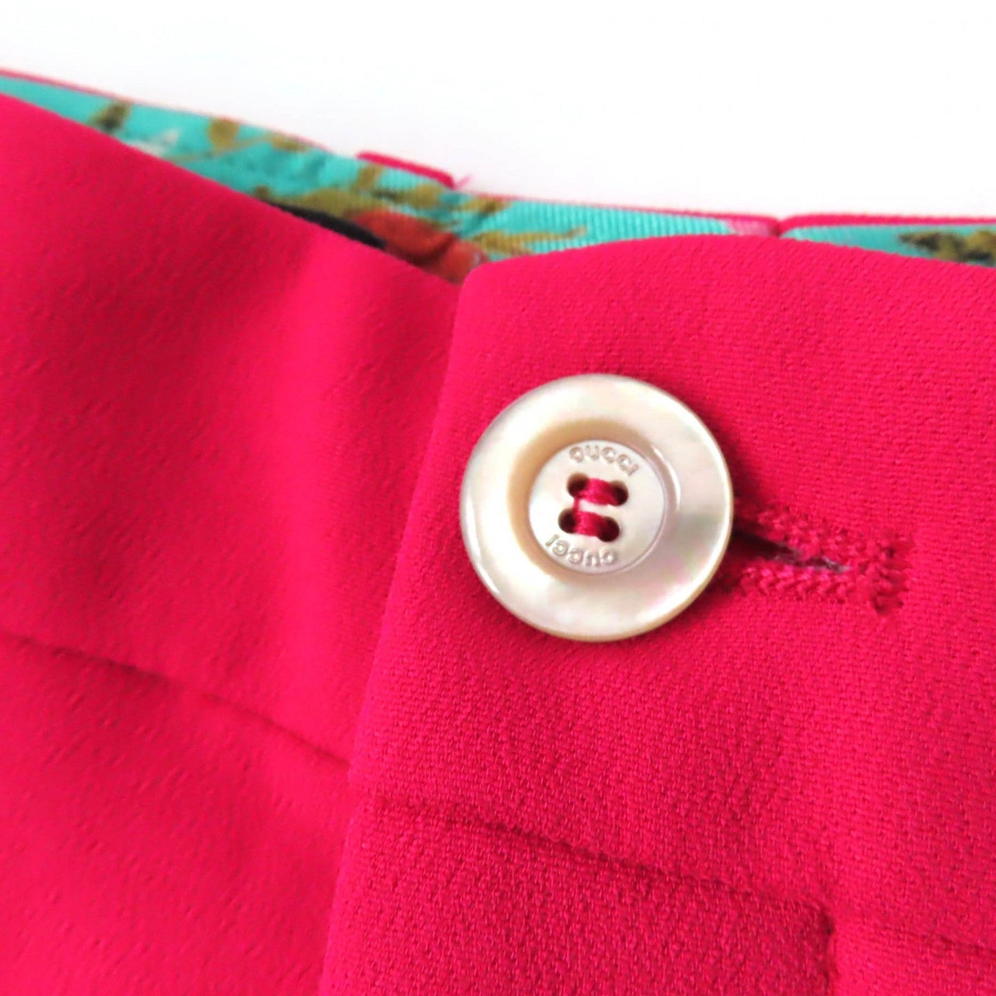 GUCCI Cropped pants 529540 Rayon pink 38