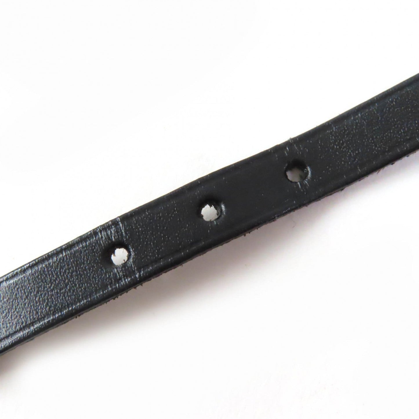 HERMES bracelet leather black Abi 3