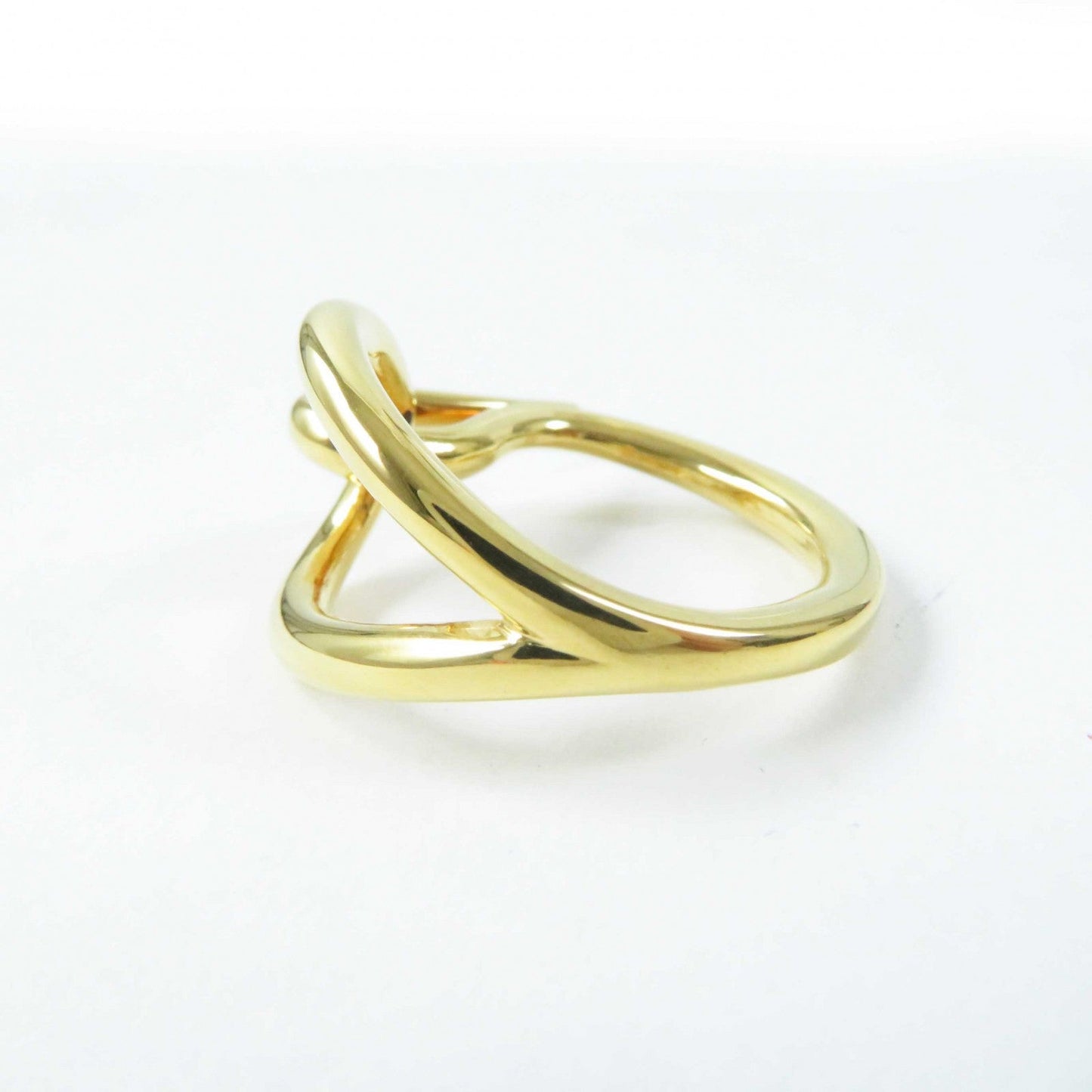HERMES Scarf ring Gold Plated gold jumbo