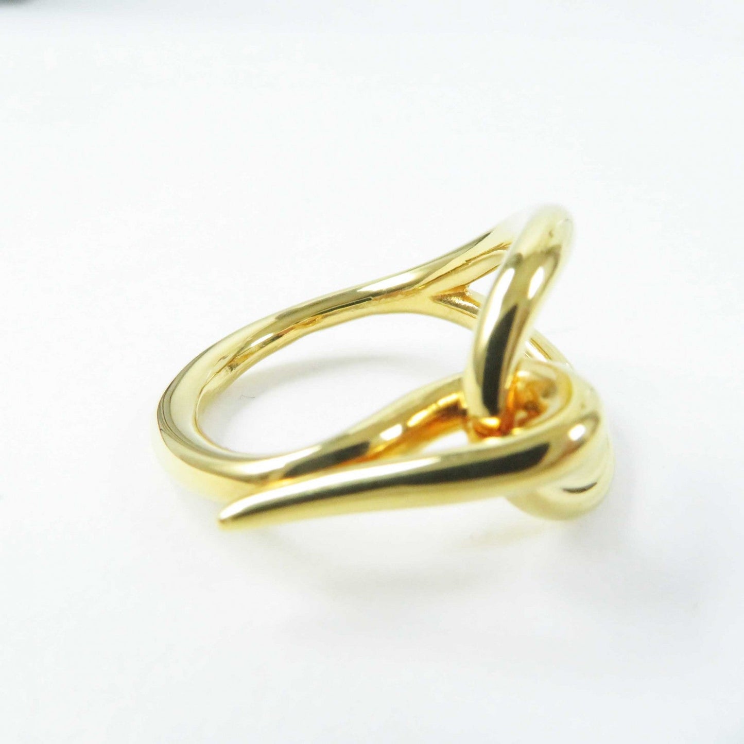HERMES Scarf ring Gold Plated gold jumbo