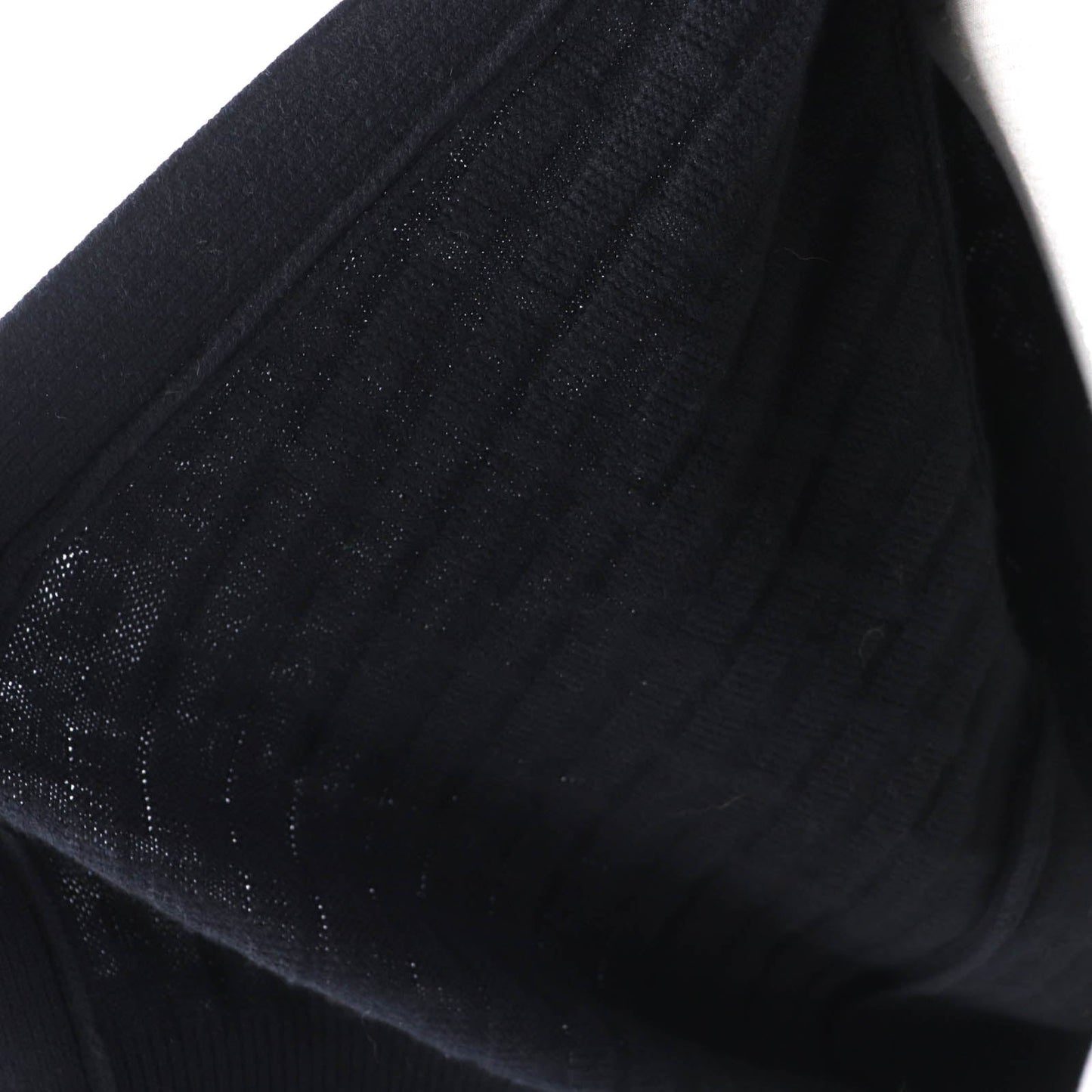 HERMES cardigan wool black 40