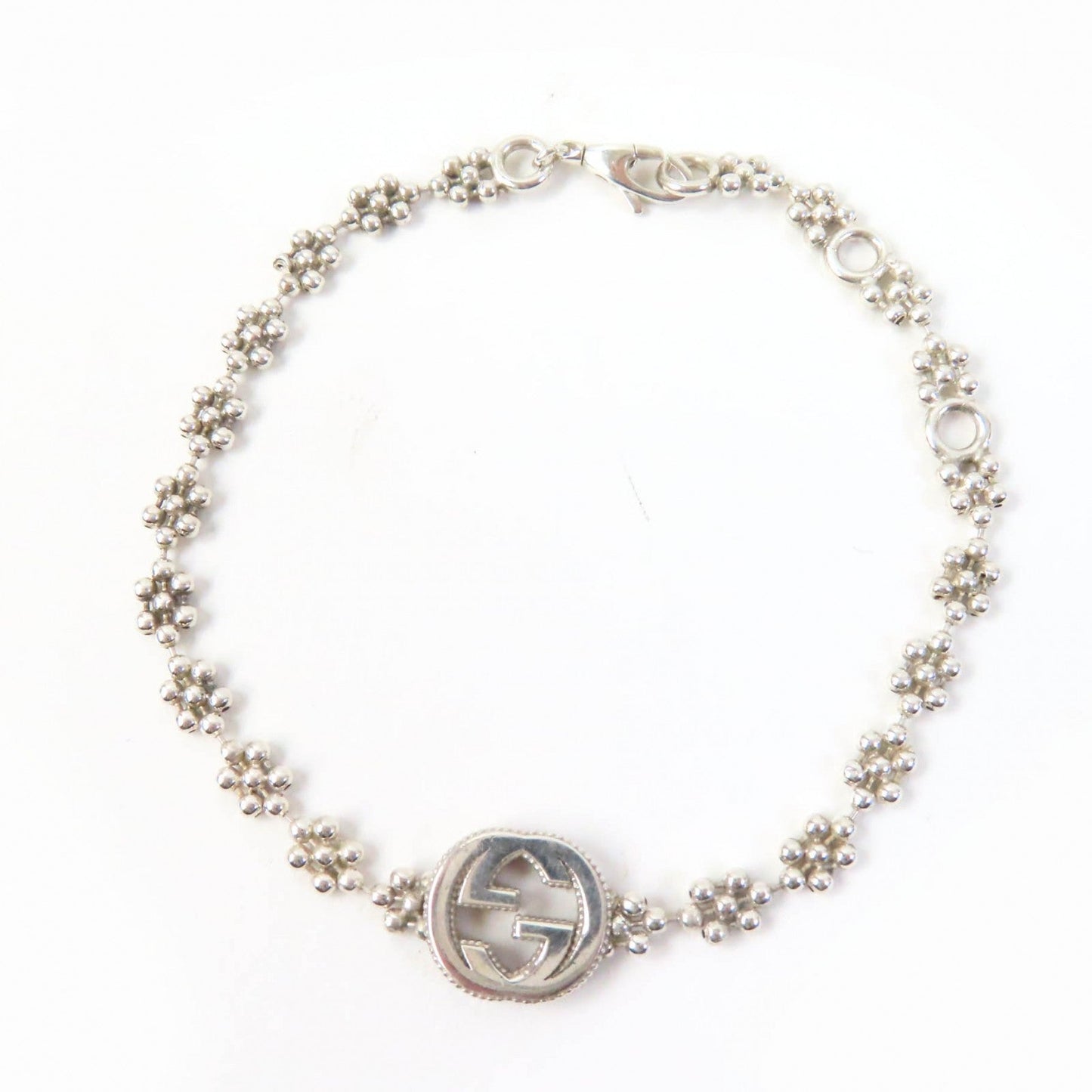 GUCCI bracelet 481687 AG925 Silver Interlocking G