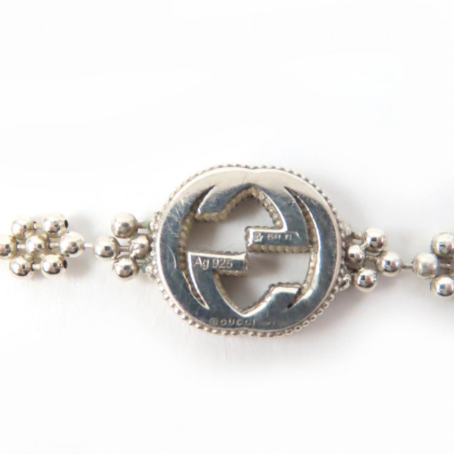 GUCCI bracelet 481687 AG925 Silver Interlocking G