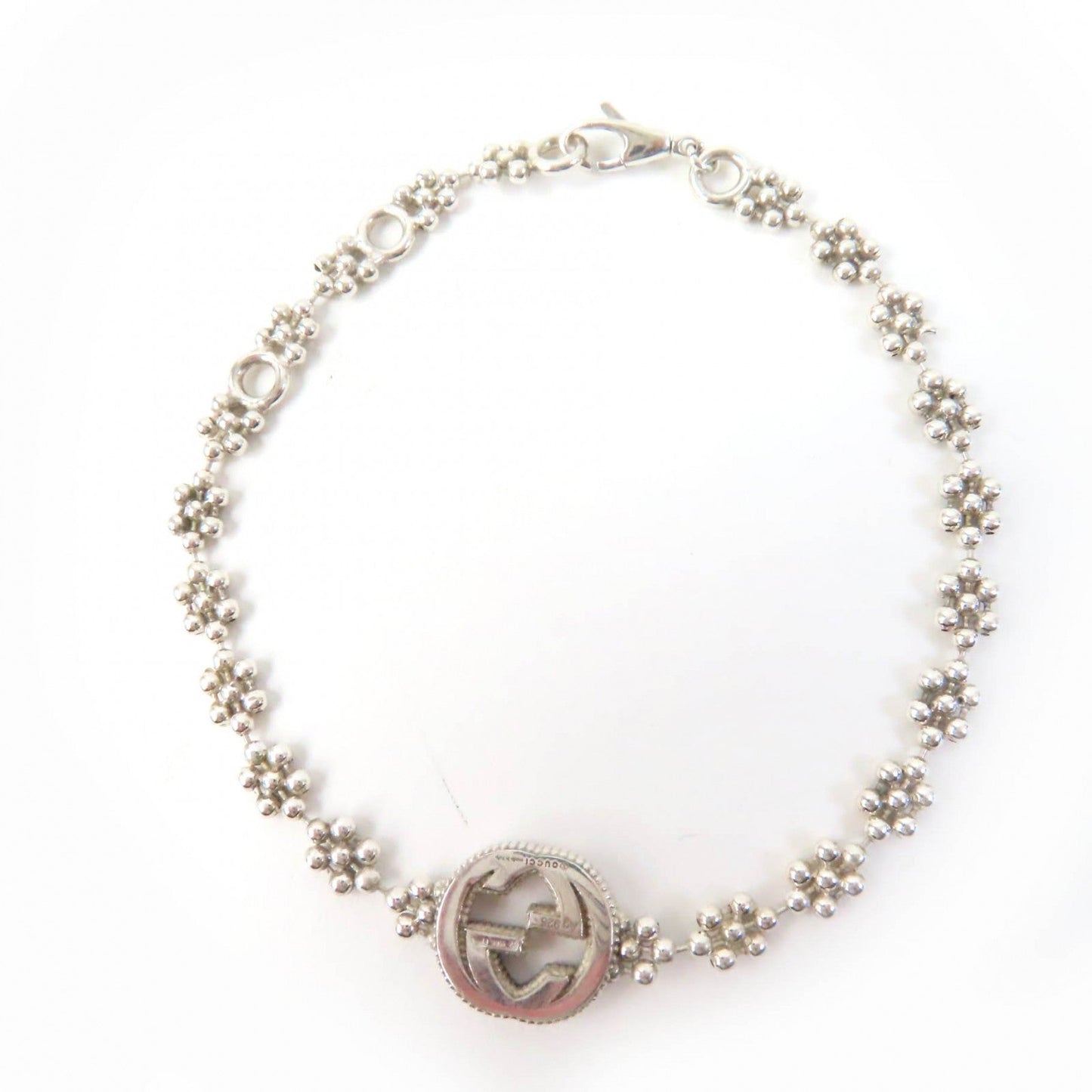 GUCCI bracelet 481687 AG925 Silver Interlocking G