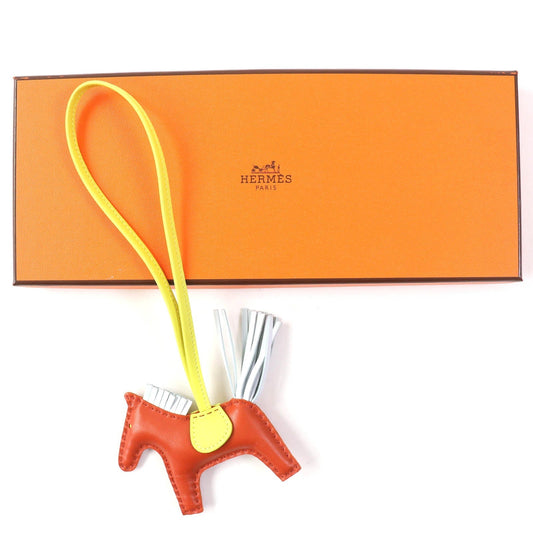 HERMES Bag charm Anyo Miro Carnelian/Lime/Blue Brum Rodeo Charm PM