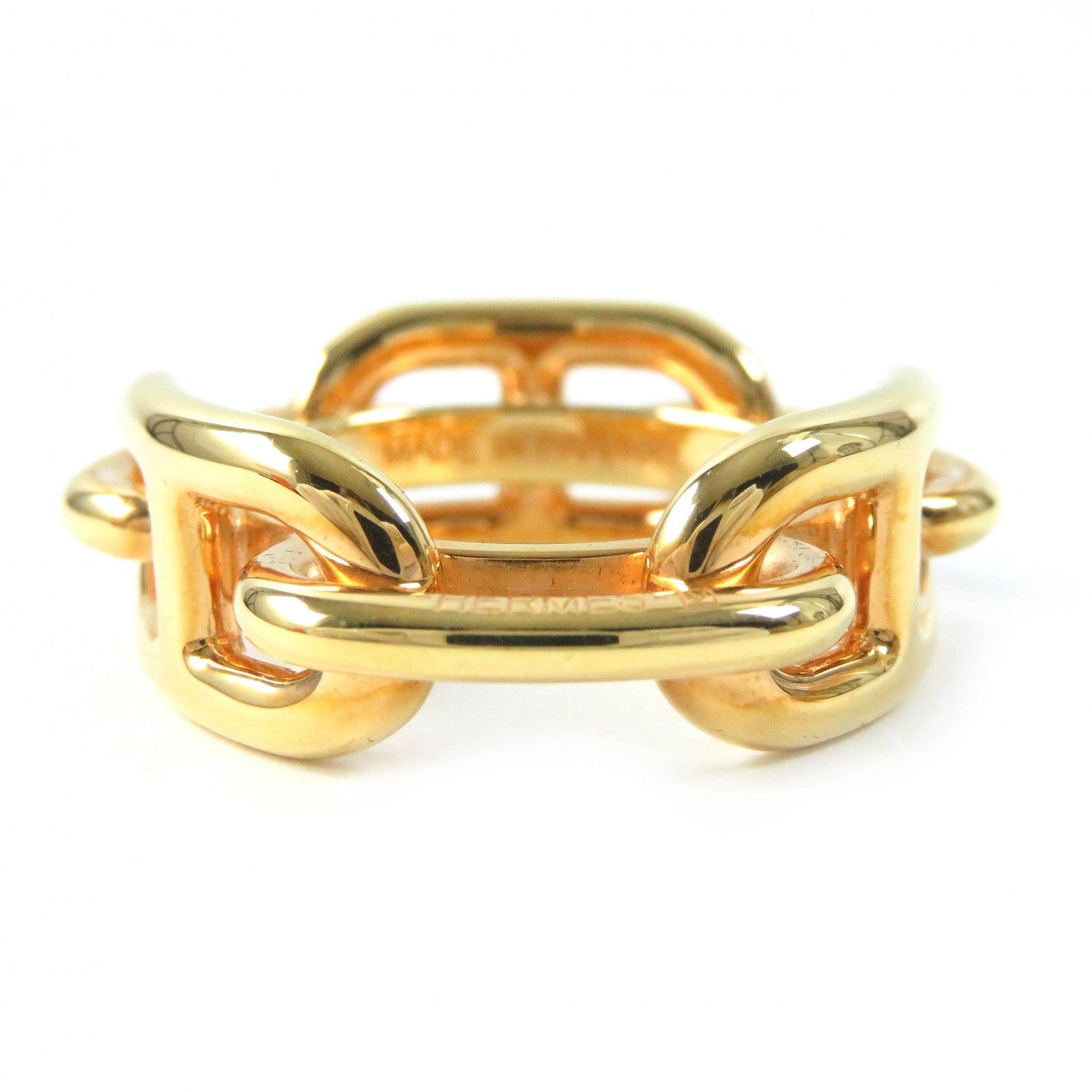 HERMES Scarf ring Gold Plated gold