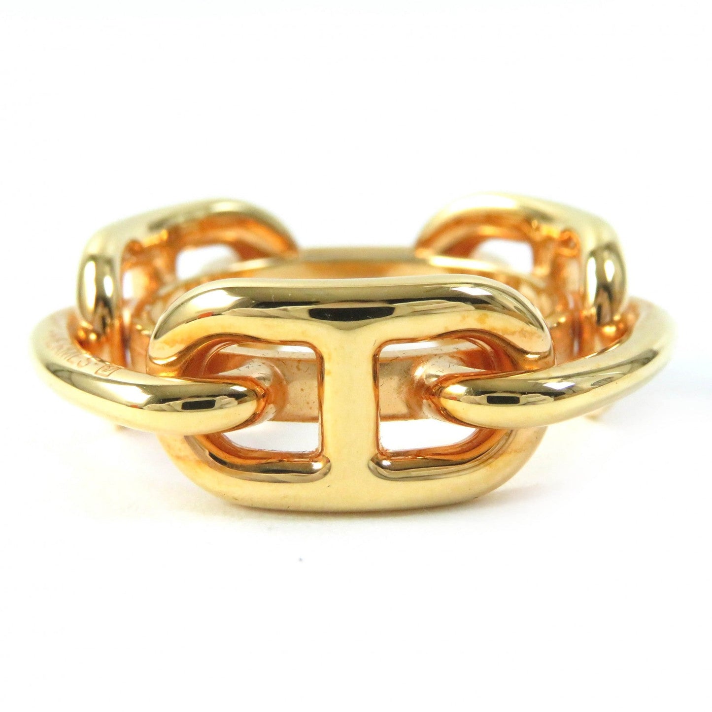 HERMES Scarf ring Gold Plated gold