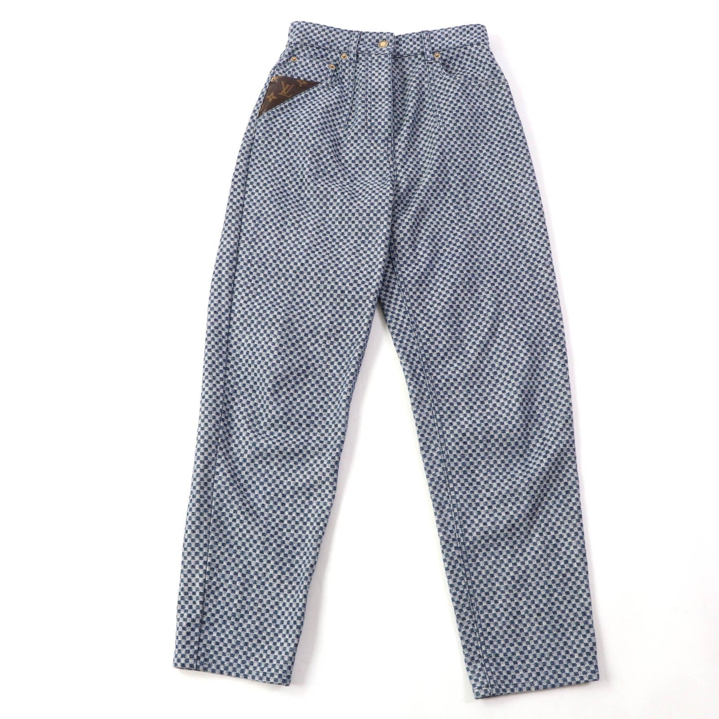 LOUIS VUITTON Denim pants cotton Navy 34
