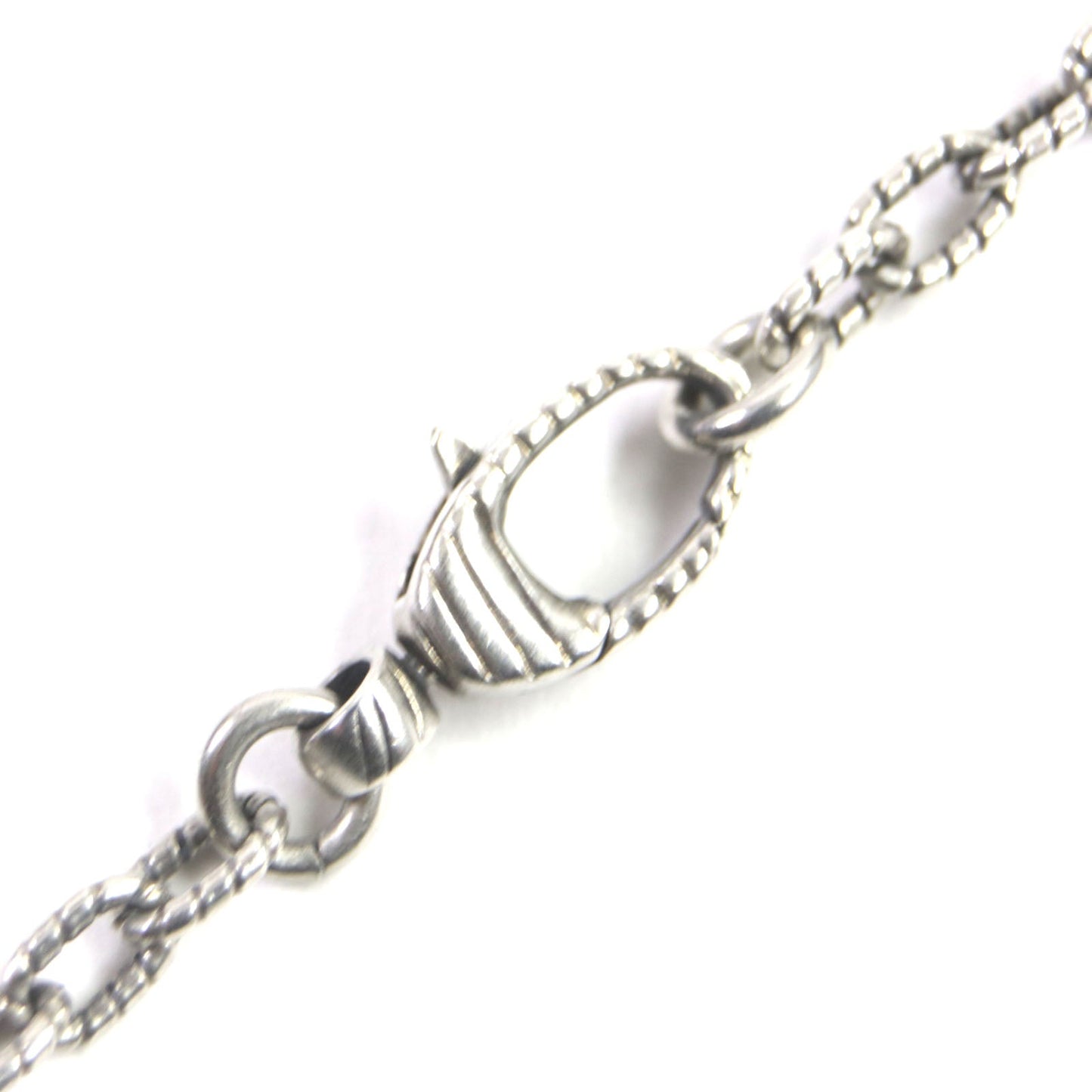 GUCCI Necklace AG925 Silver Interlocking G Arabesque