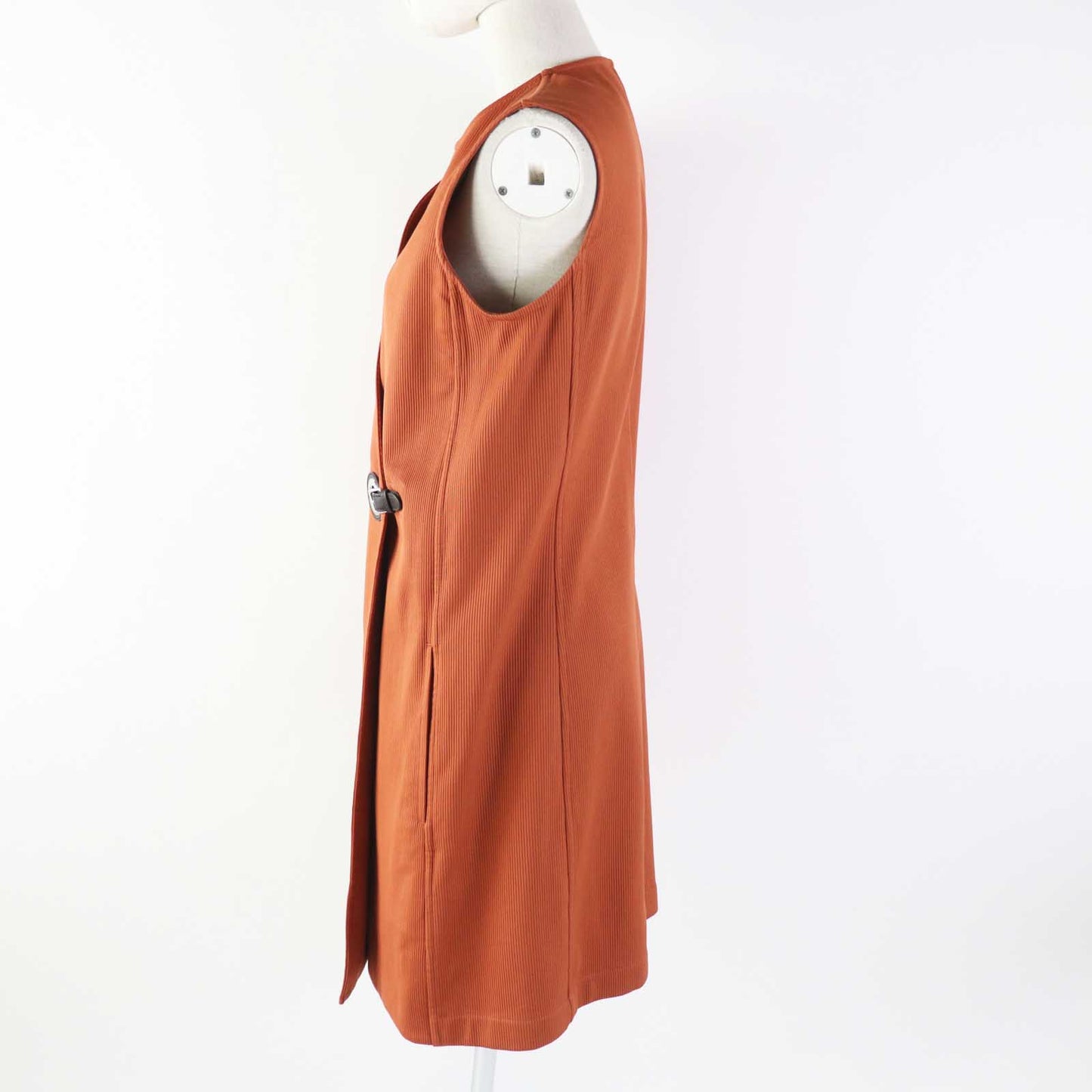 HERMES one piece 2E0527D6 cotton terracotta 38