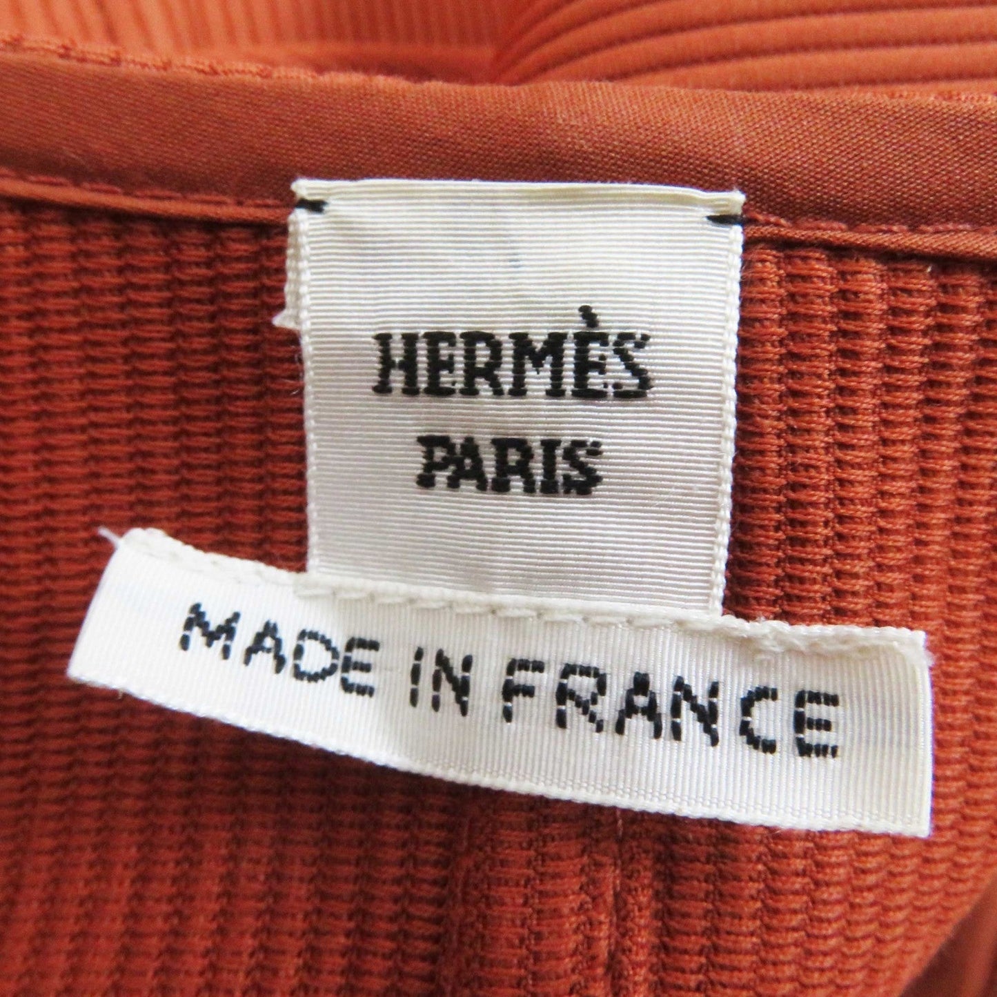 HERMES one piece 2E0527D6 cotton terracotta 38