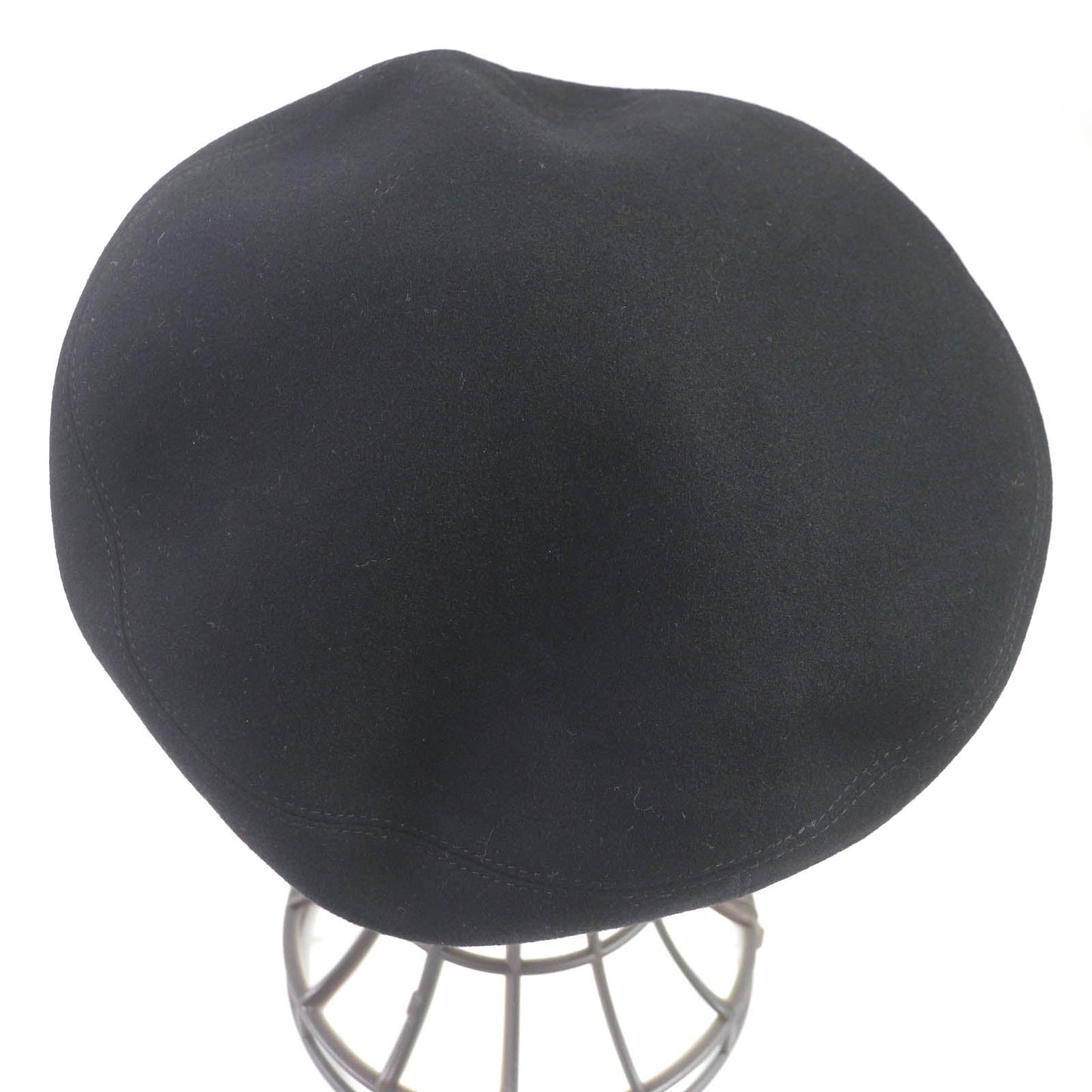 HERMES beret cashmere black Julietta de Cercap 57
