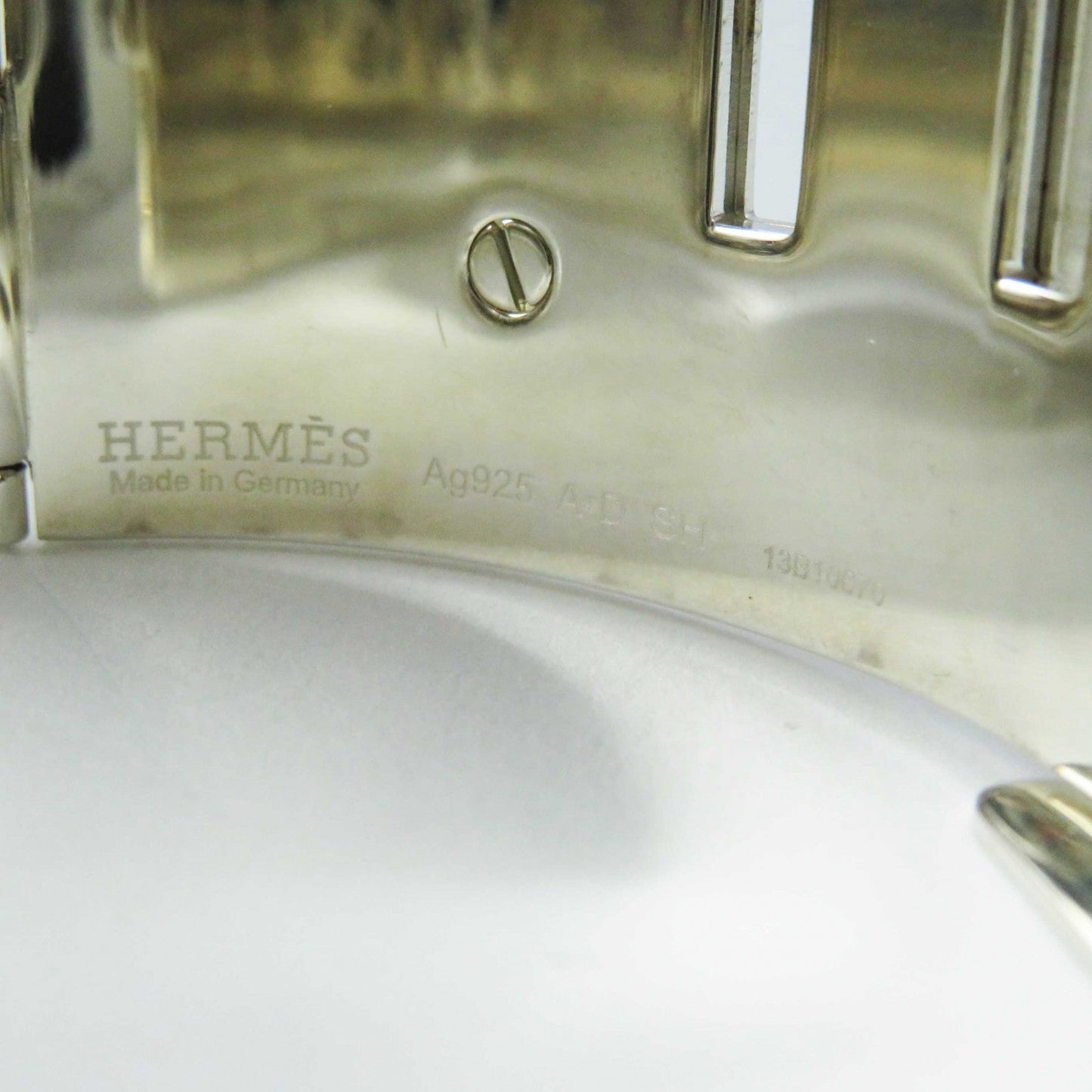 HERMES Bangle Main�FAG925 Silver Women Used