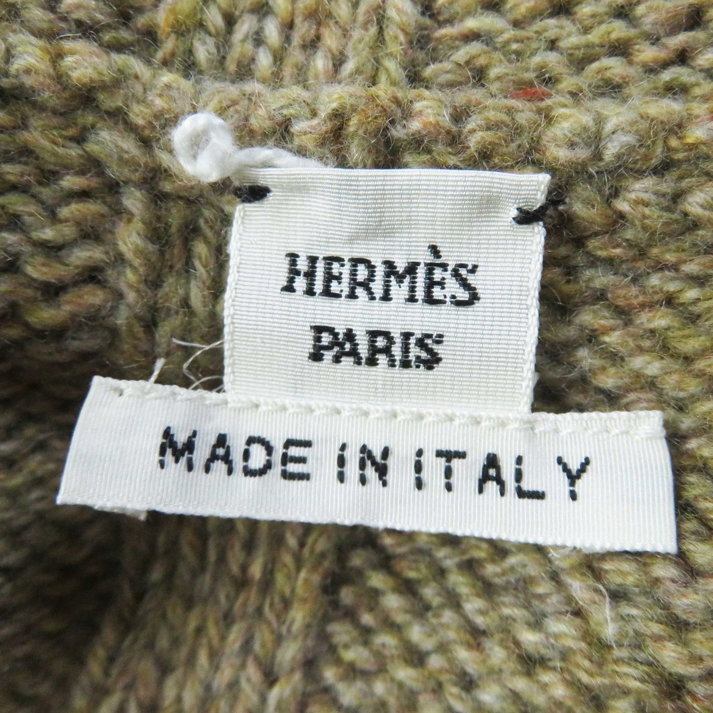 HERMES one piece cashmere Brown 34