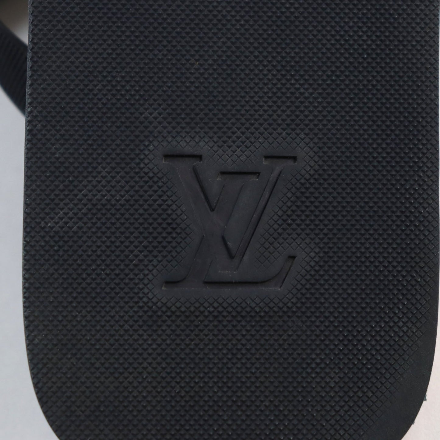 LOUIS VUITTON Beach sandal rubber Navy type Moritol Line 6