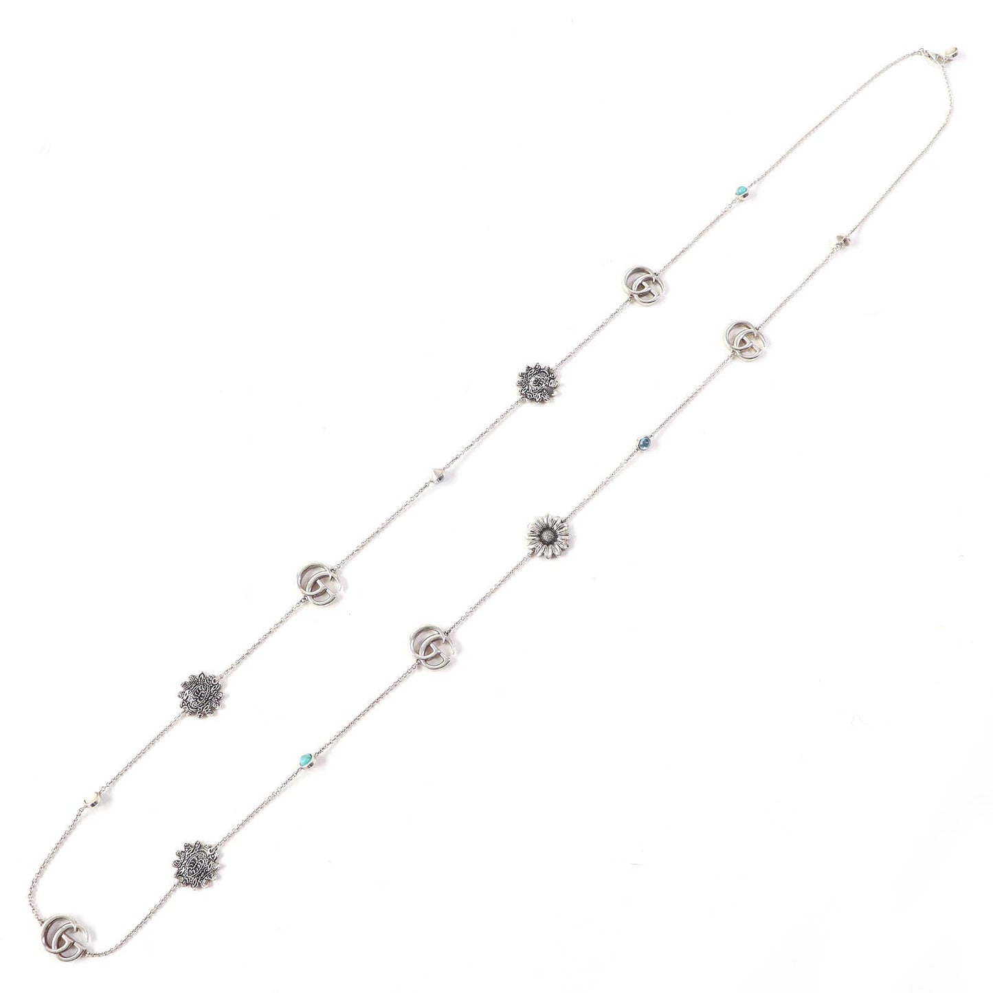 GUCCI Necklace 527402 SV925 Silver Blue type