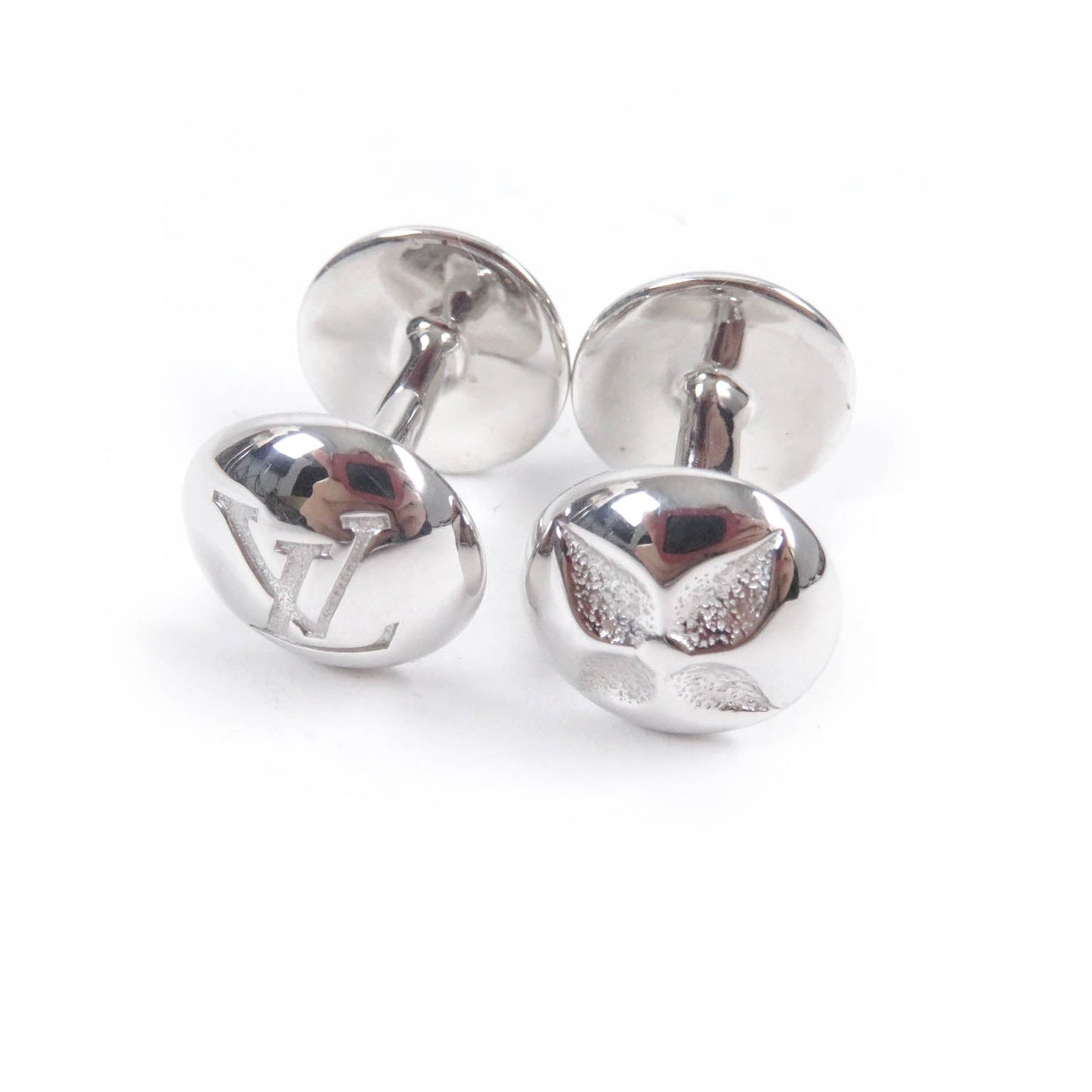 LOUIS VUITTON cuffs M30976 AG925 Silver Bouton de Manchette