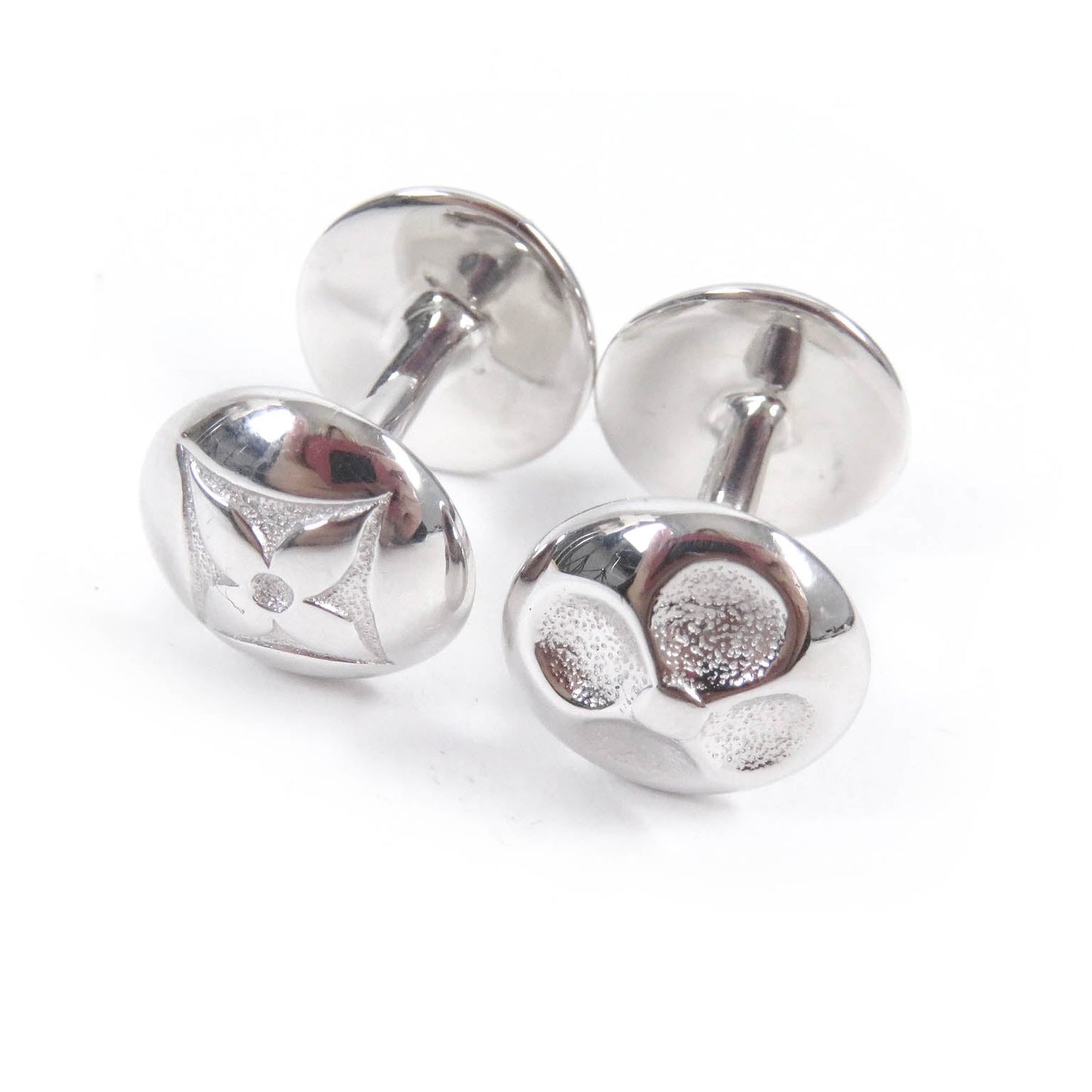 LOUIS VUITTON cuffs M30976 AG925 Silver Bouton de Manchette