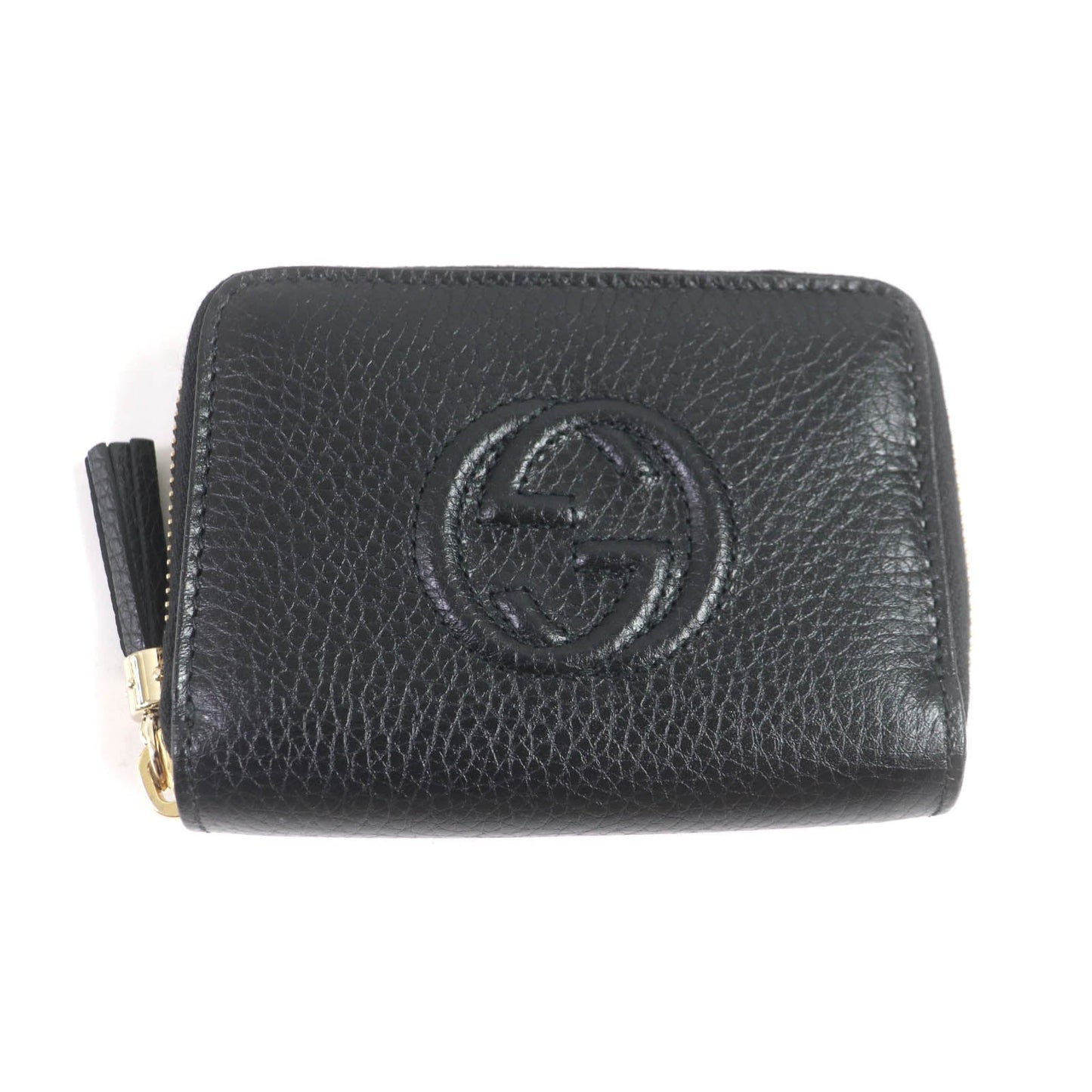 GUCCI Coin case 598209 leather black SOHO Soho
