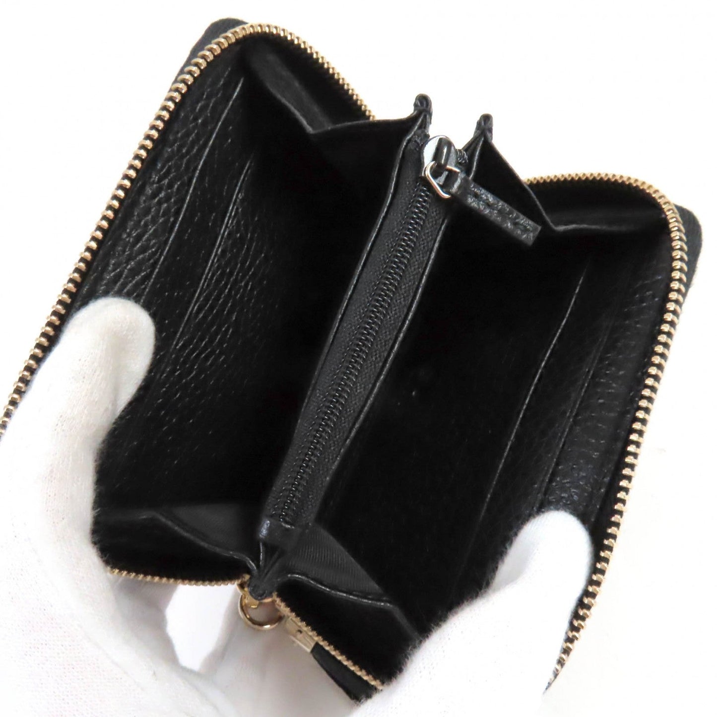 GUCCI Coin case 598209 leather black SOHO Soho